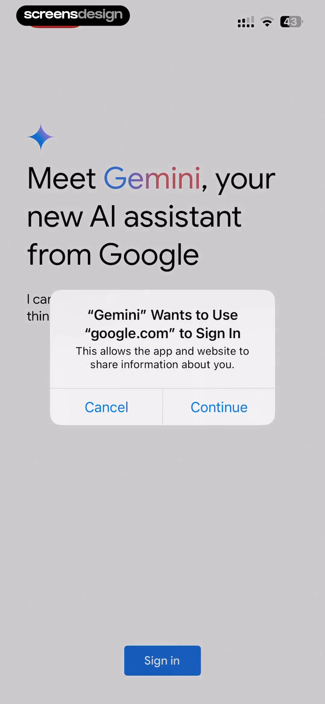Google Gemini screen 2