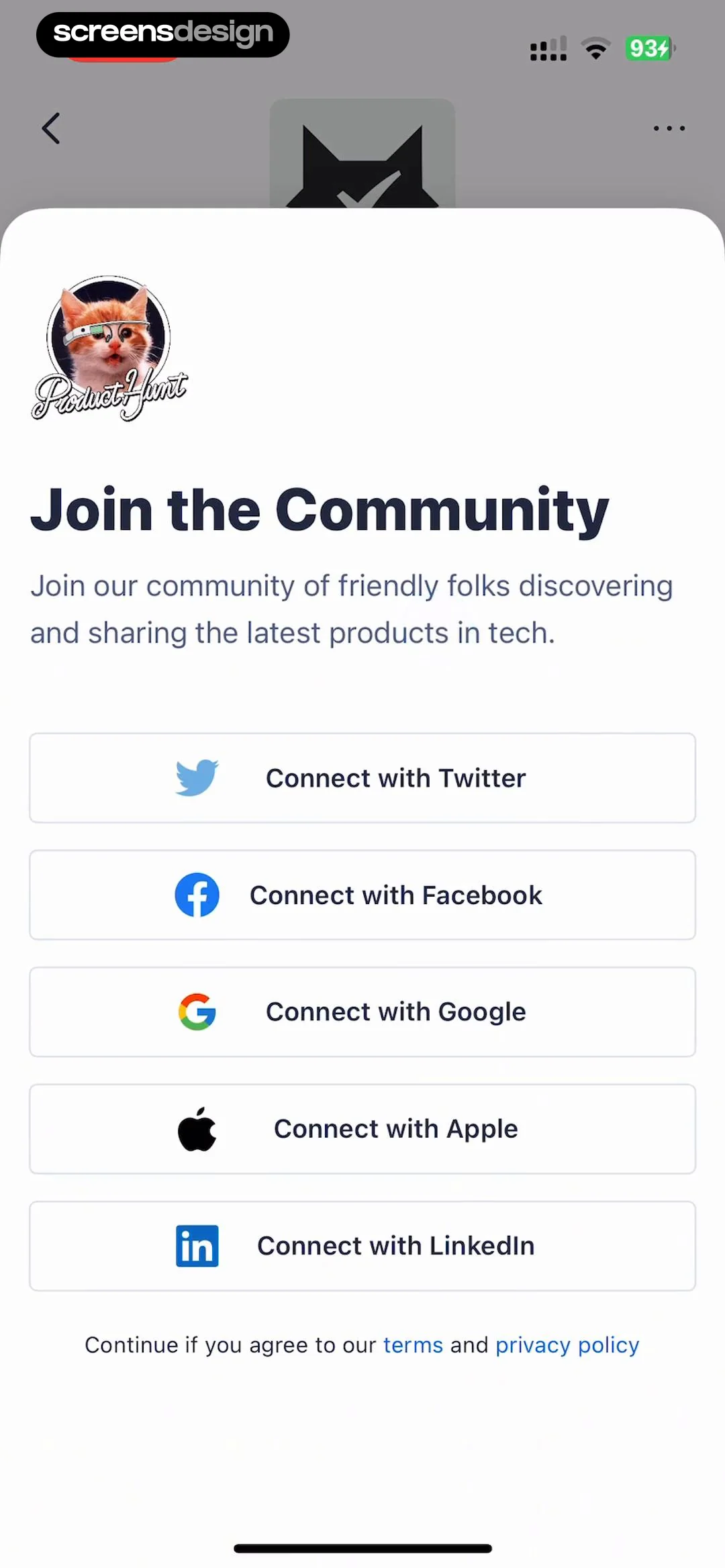 Product Hunt screen 4