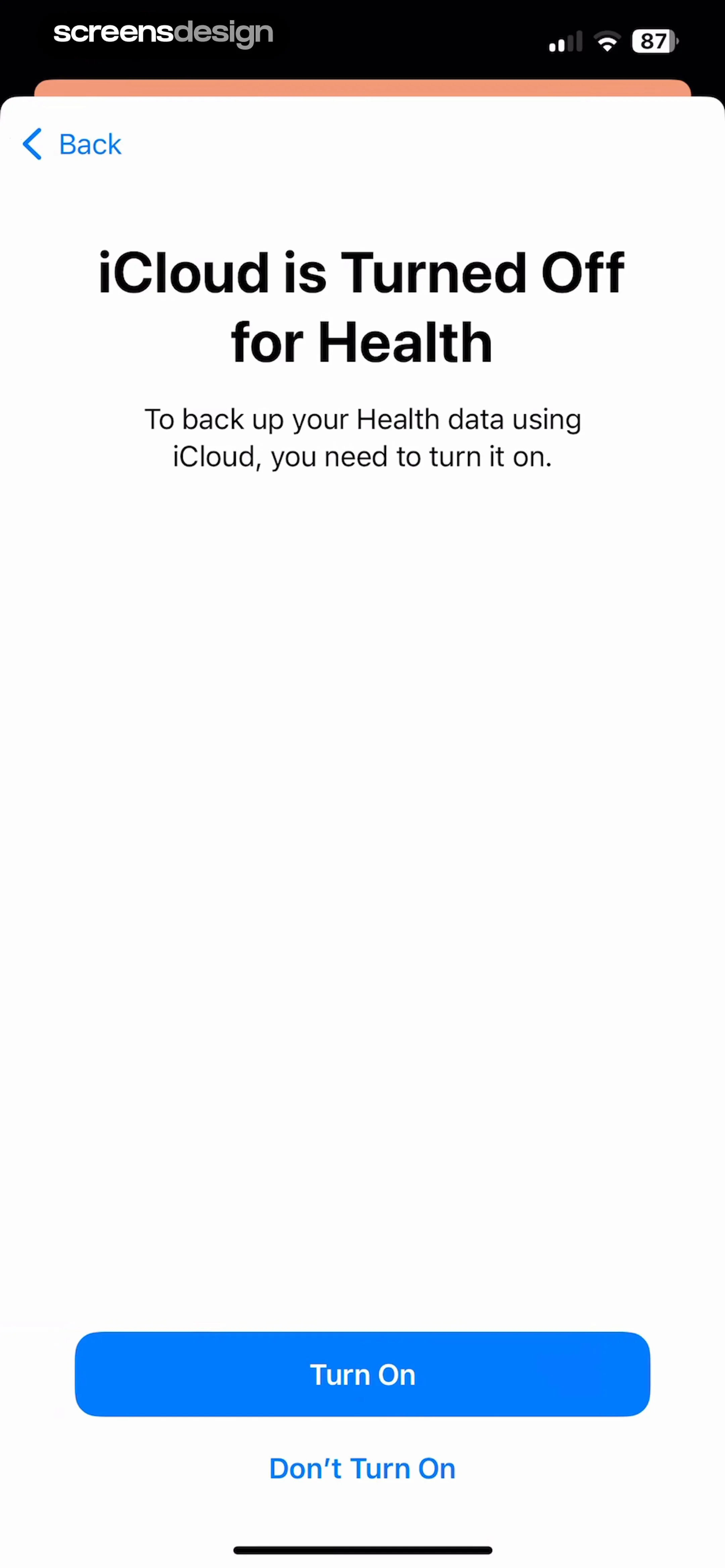Apple Health screen 2