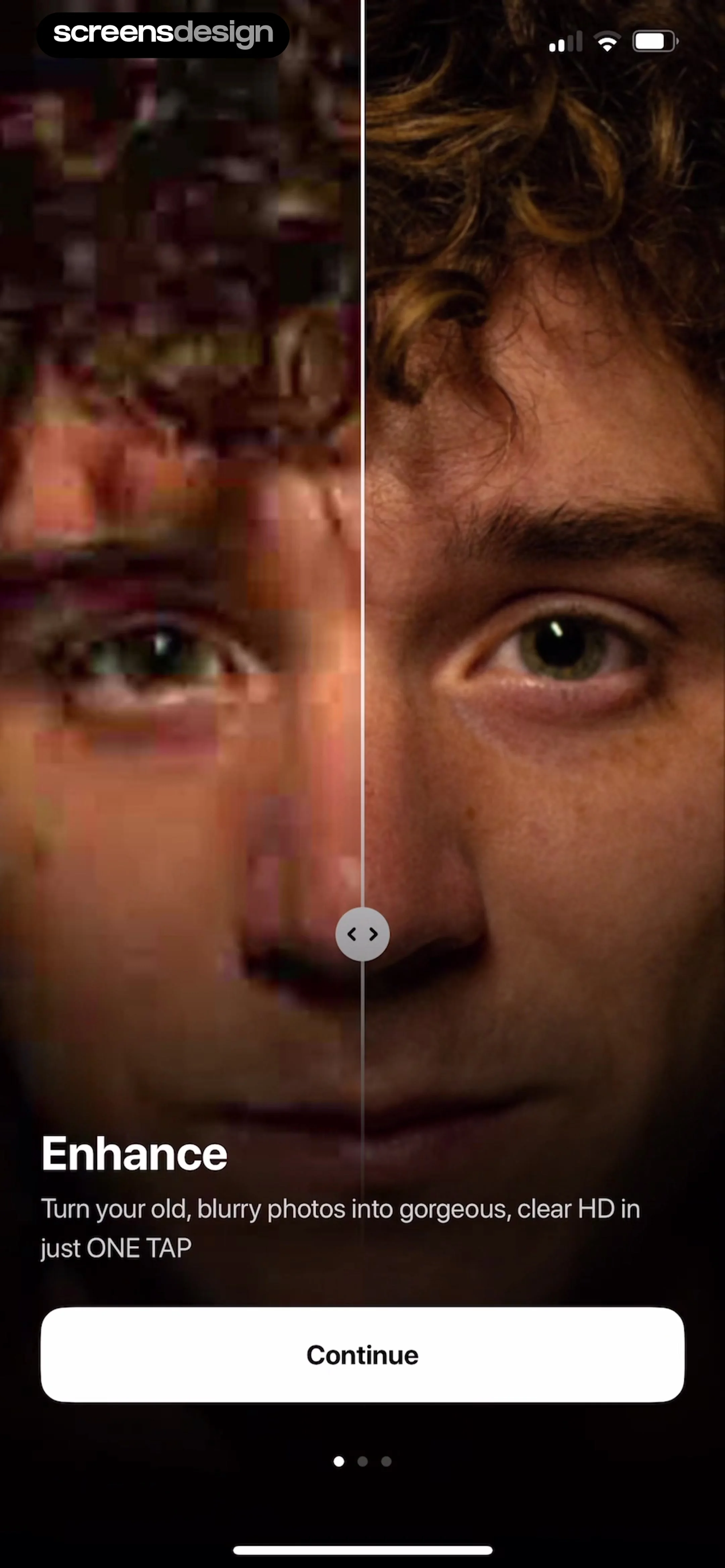 PhotoApp - AI Photo Enhancer | ScreensDesign