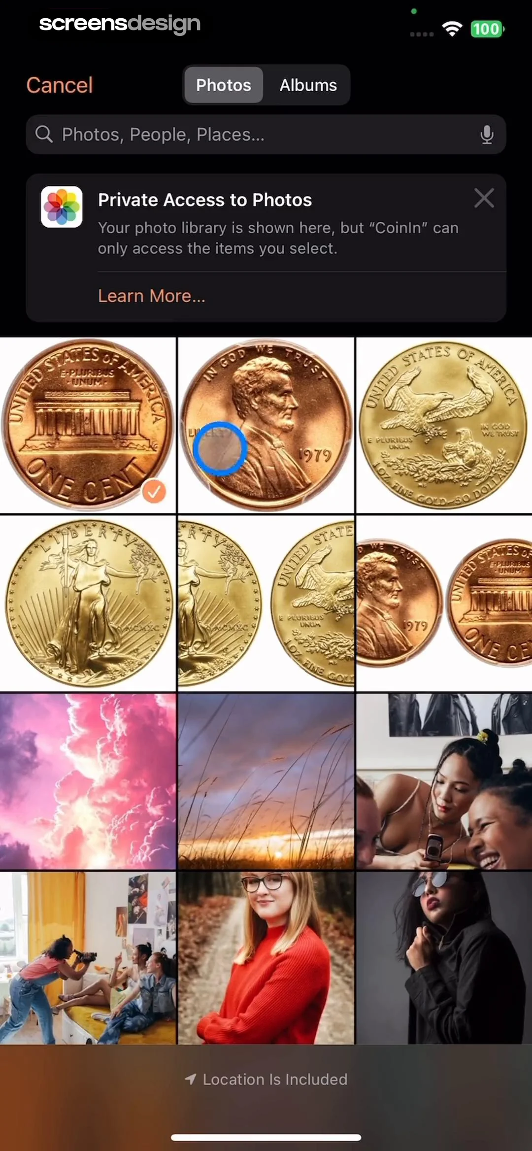 CoinIn: Coin Scan Identifier | ScreensDesign