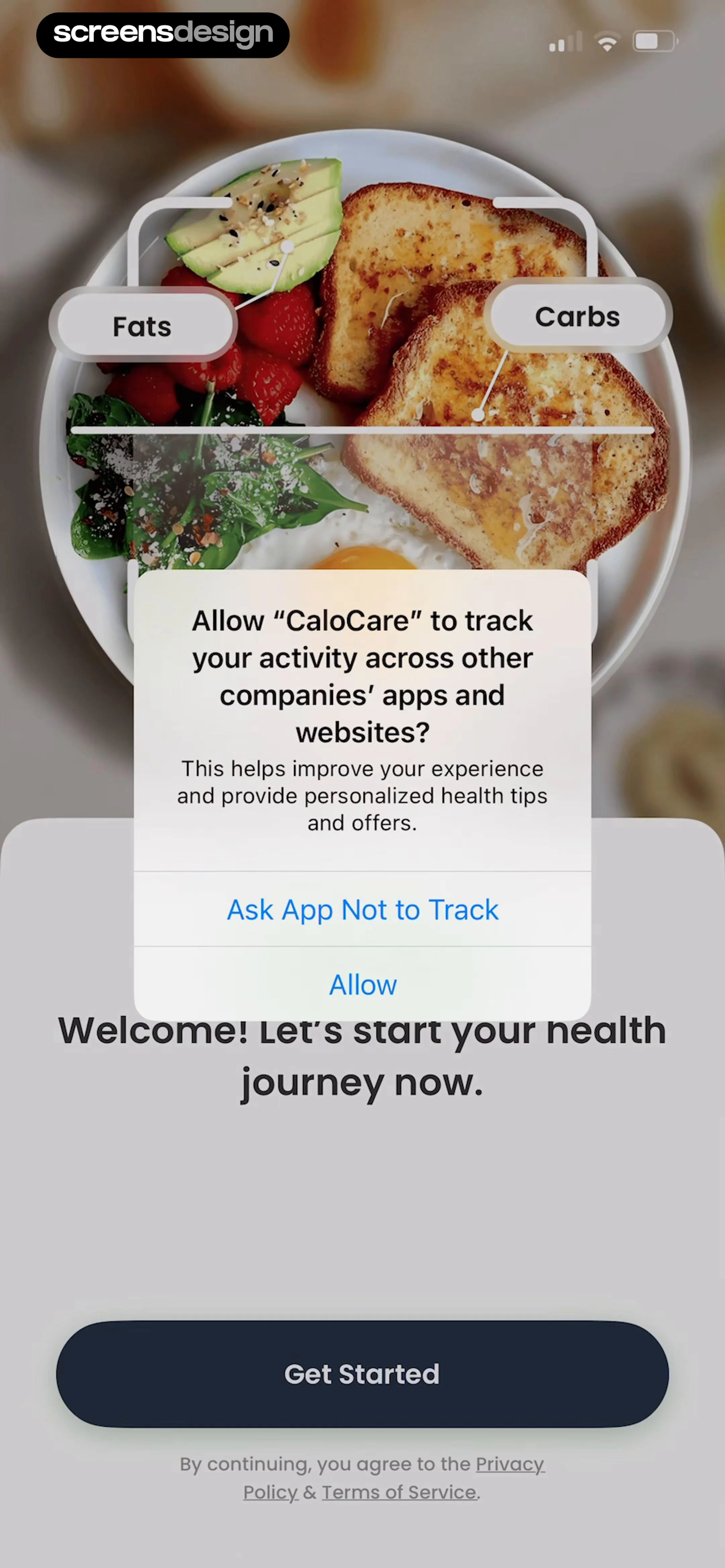 CaloCare: AI Calorie Counter screen 2