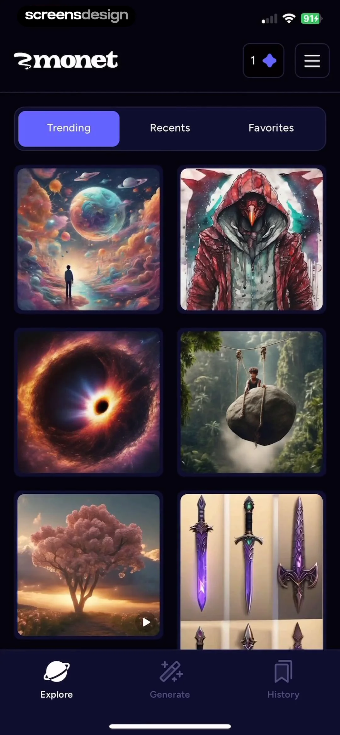AI Image Generator - Monet screen 7