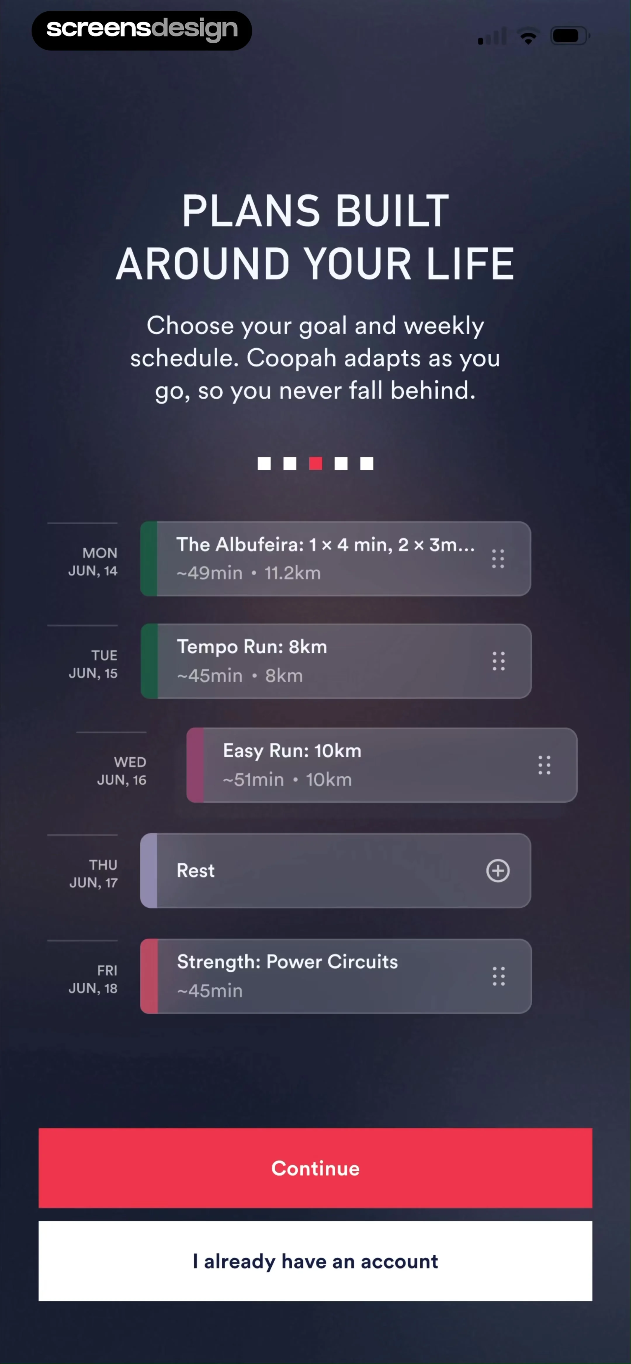 Coopah: The Run Coaching App screen 7