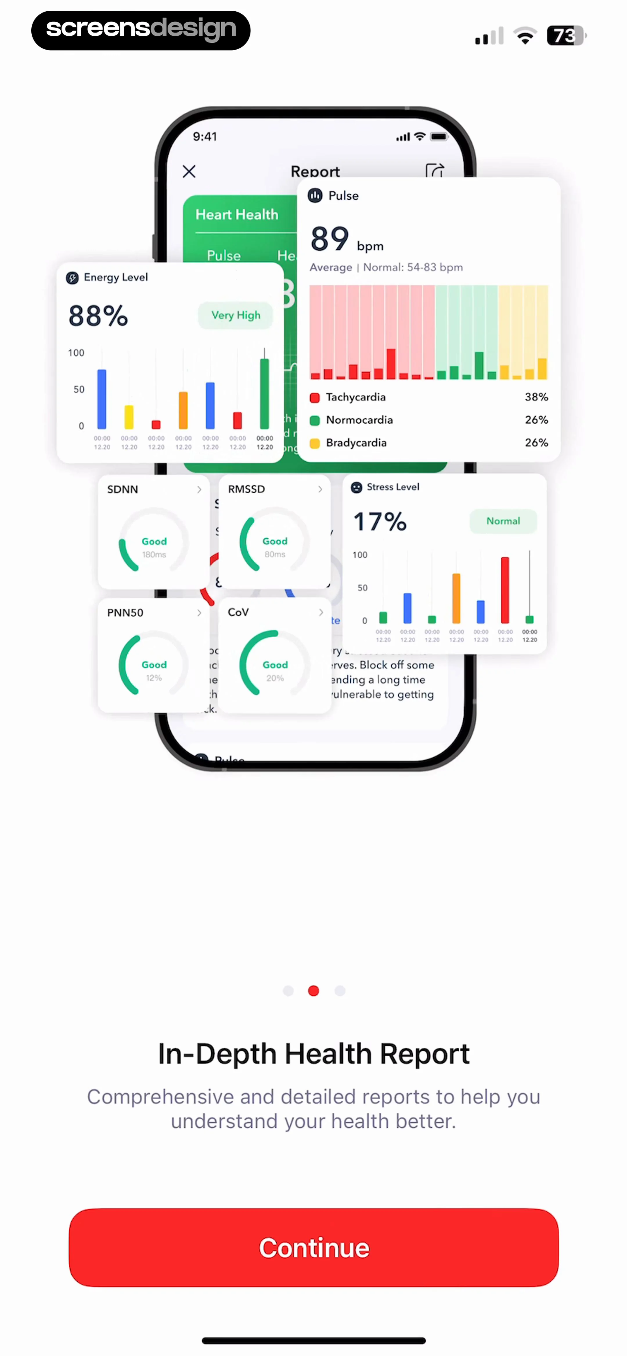 iCardio - Heart Rate Tracker screen 4