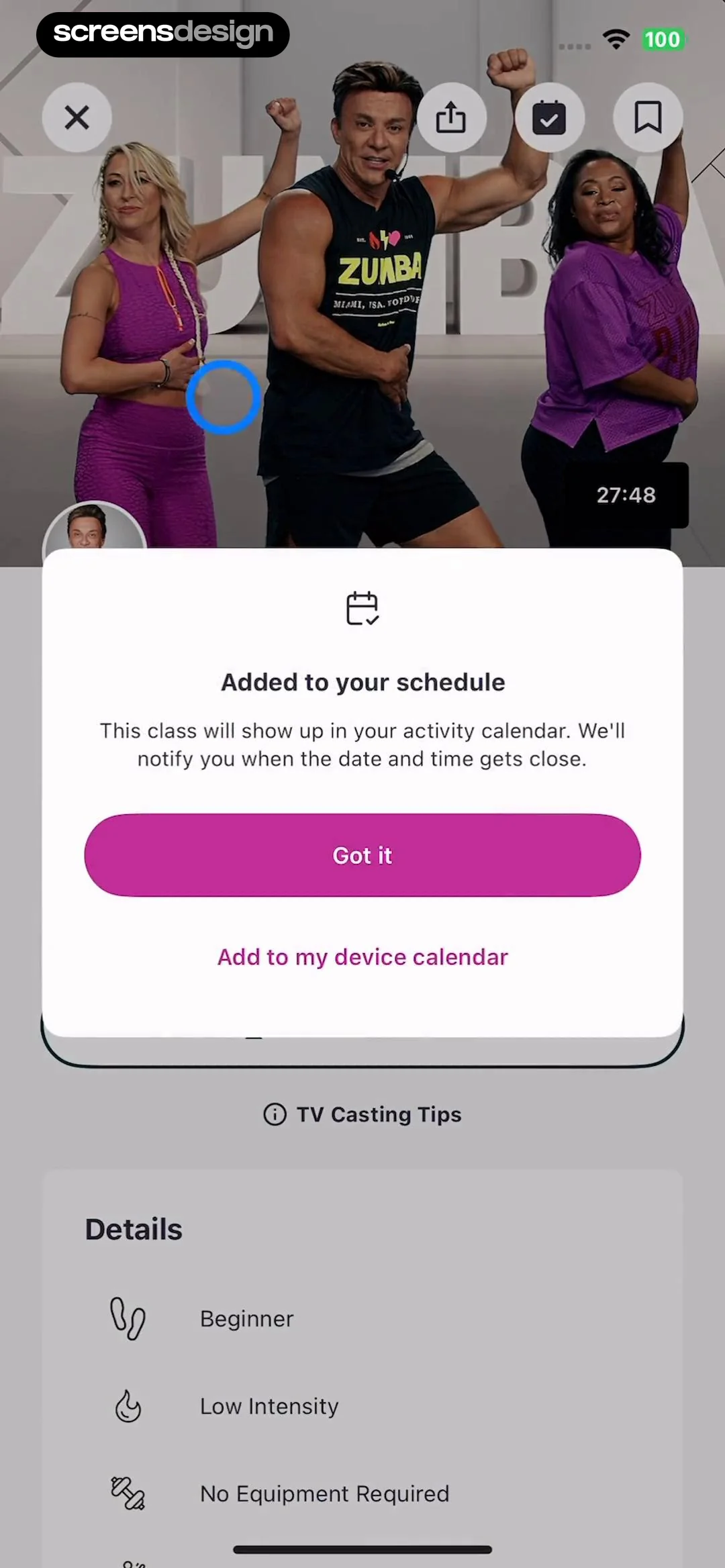 Zumba - Dance Fitness Workout screen 58