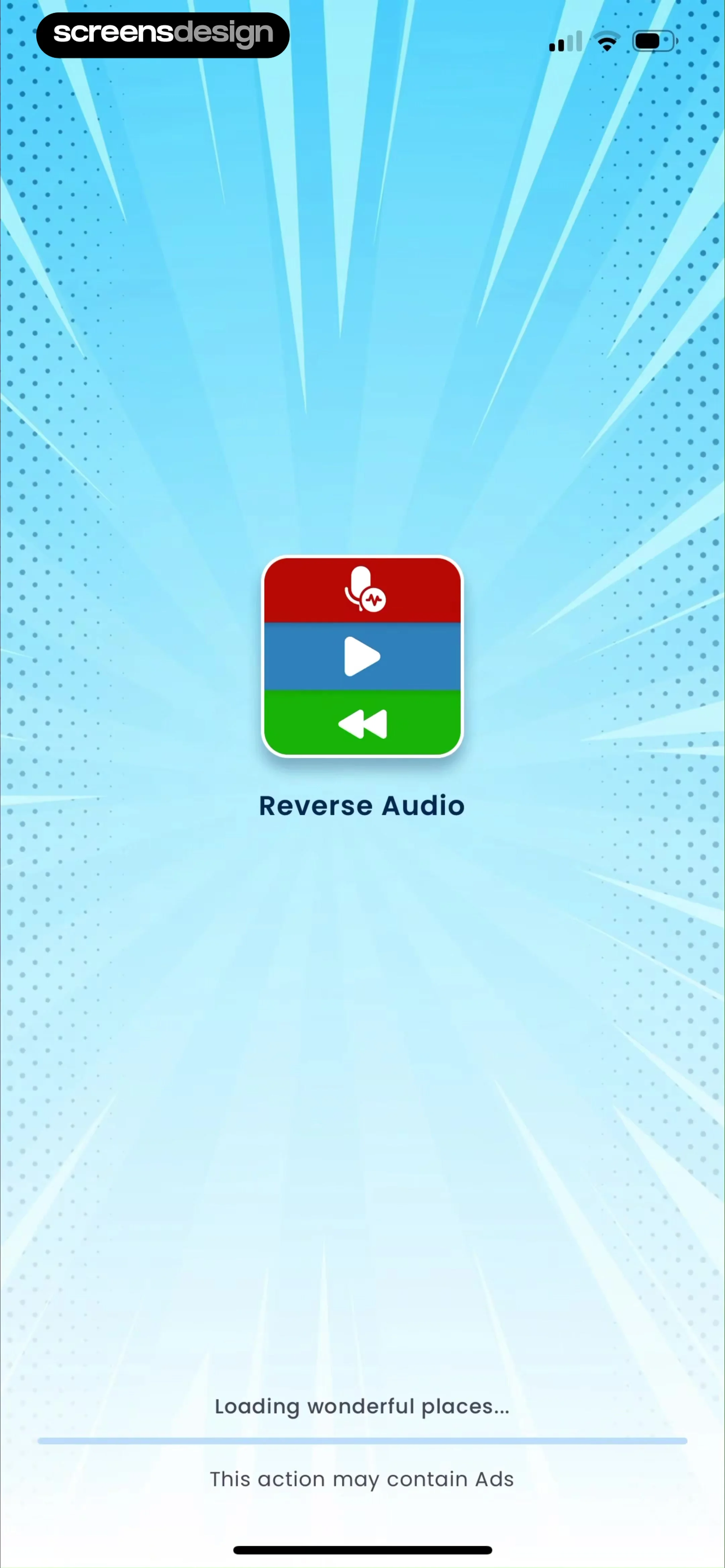 Reverse Audio: Sing Challenge screen 1