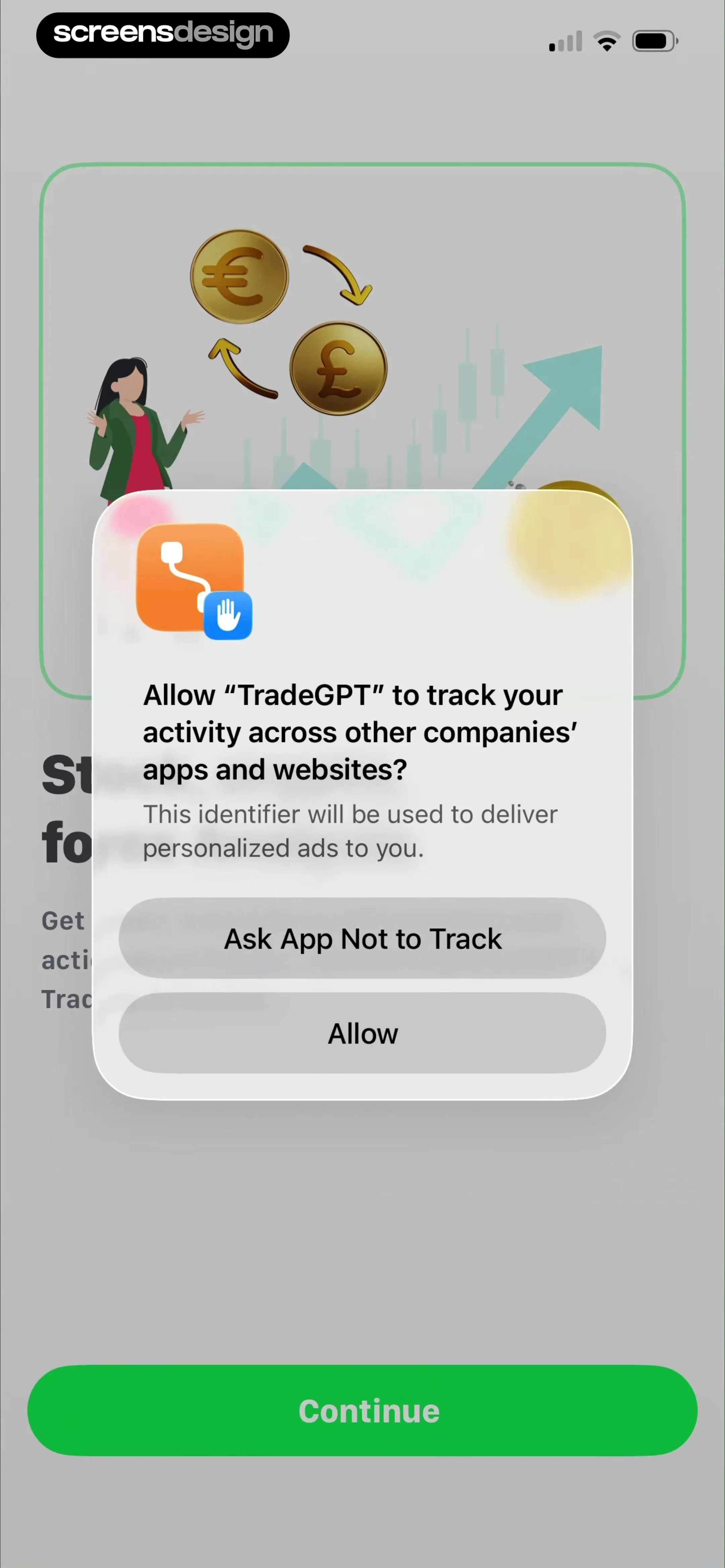 TradeGPT - AI Trading Bot screen 2
