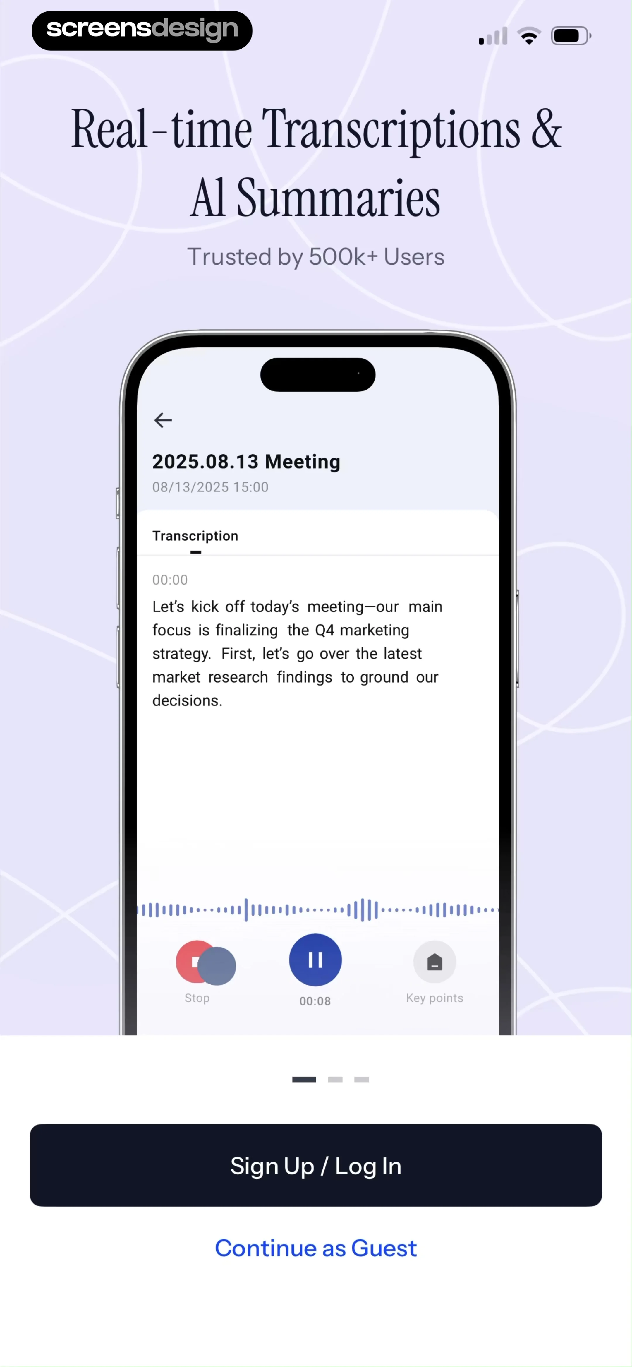 Owll: AI Note Taker&Assistant screen 7