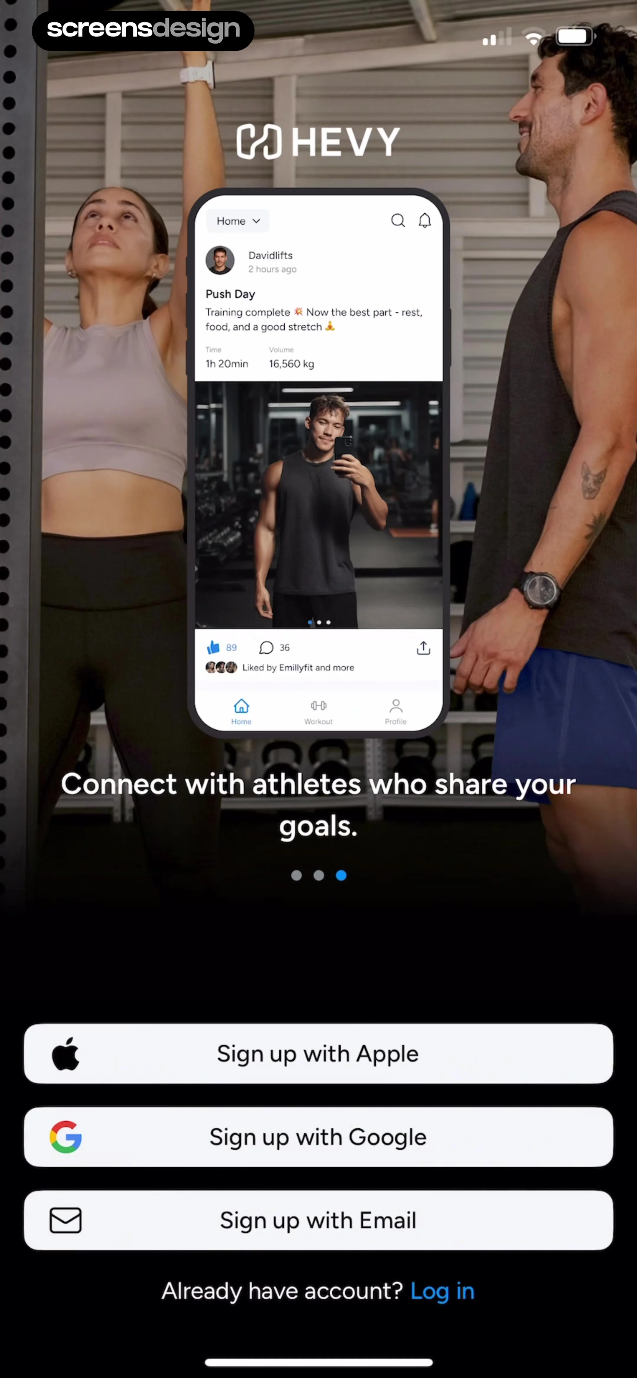 Hevy - Workout Tracker Gym Log screen 4