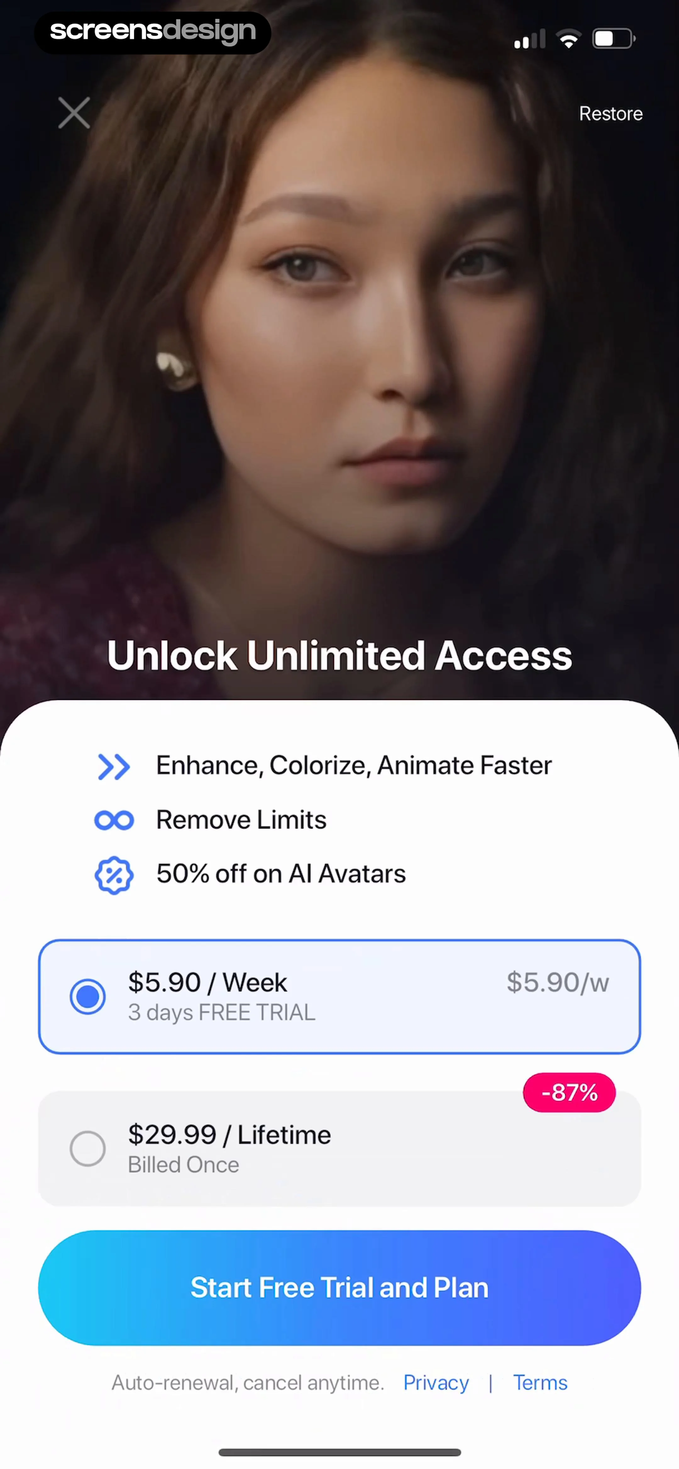 Pixelup: AI Photo Enhancer App screen 8