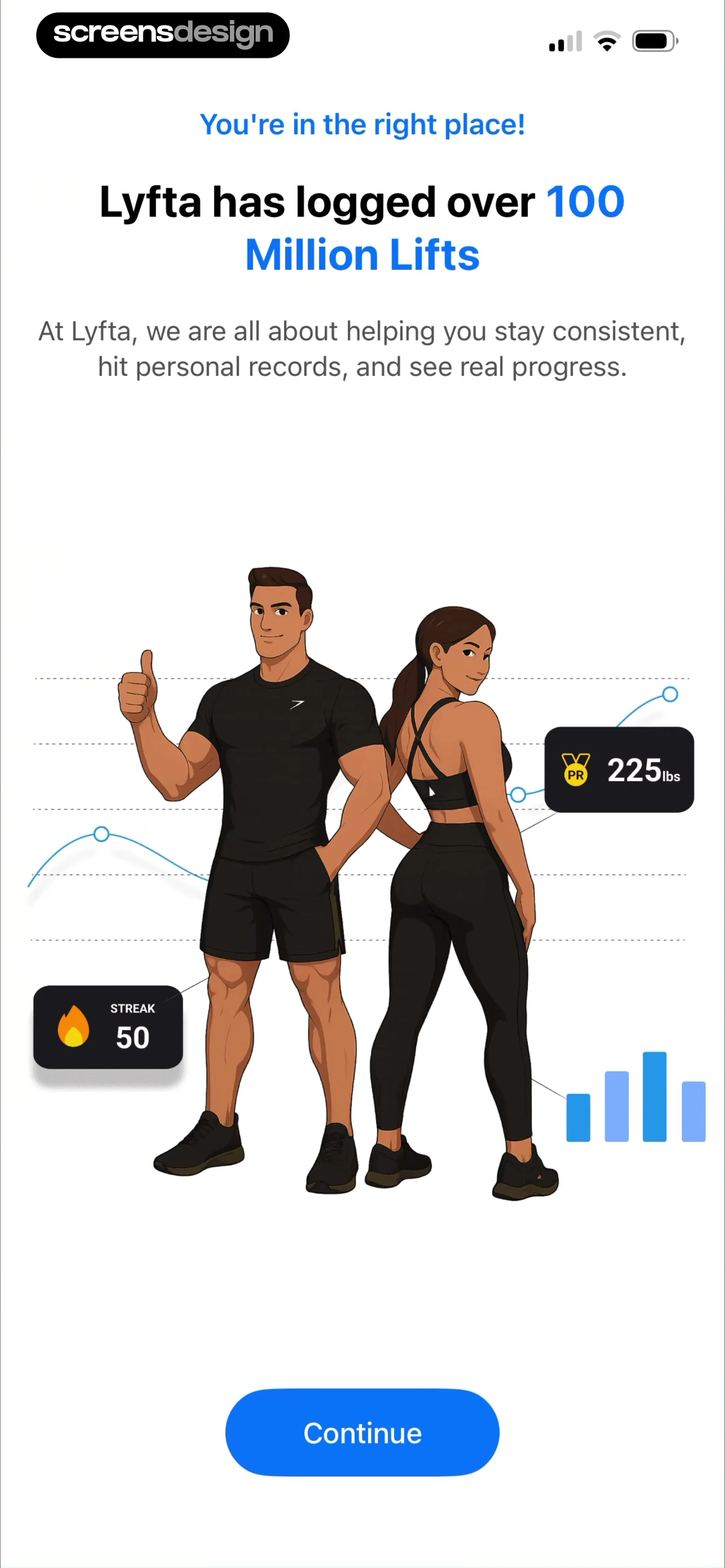Lyfta: Gym Workout Tracker Log screen 5