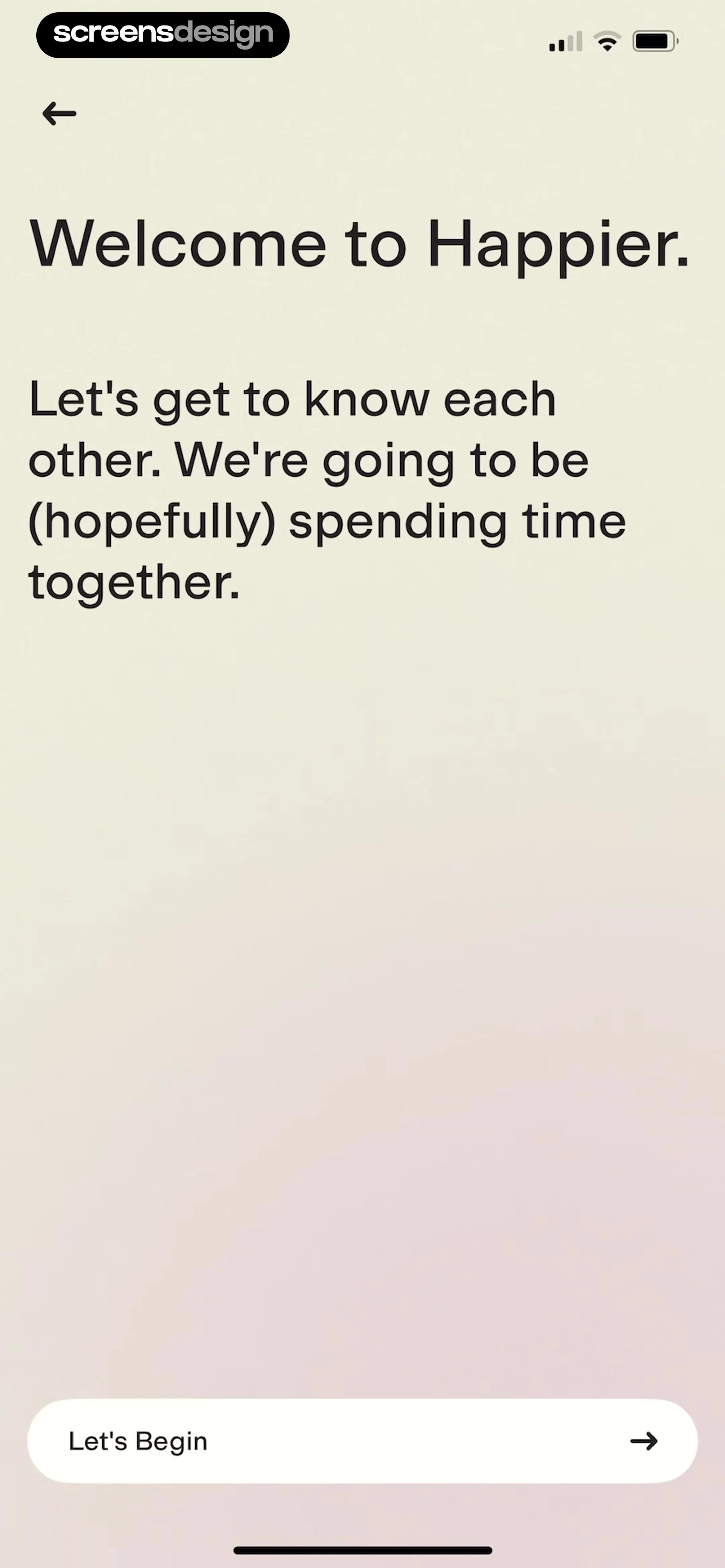 Happier Meditation screen 2