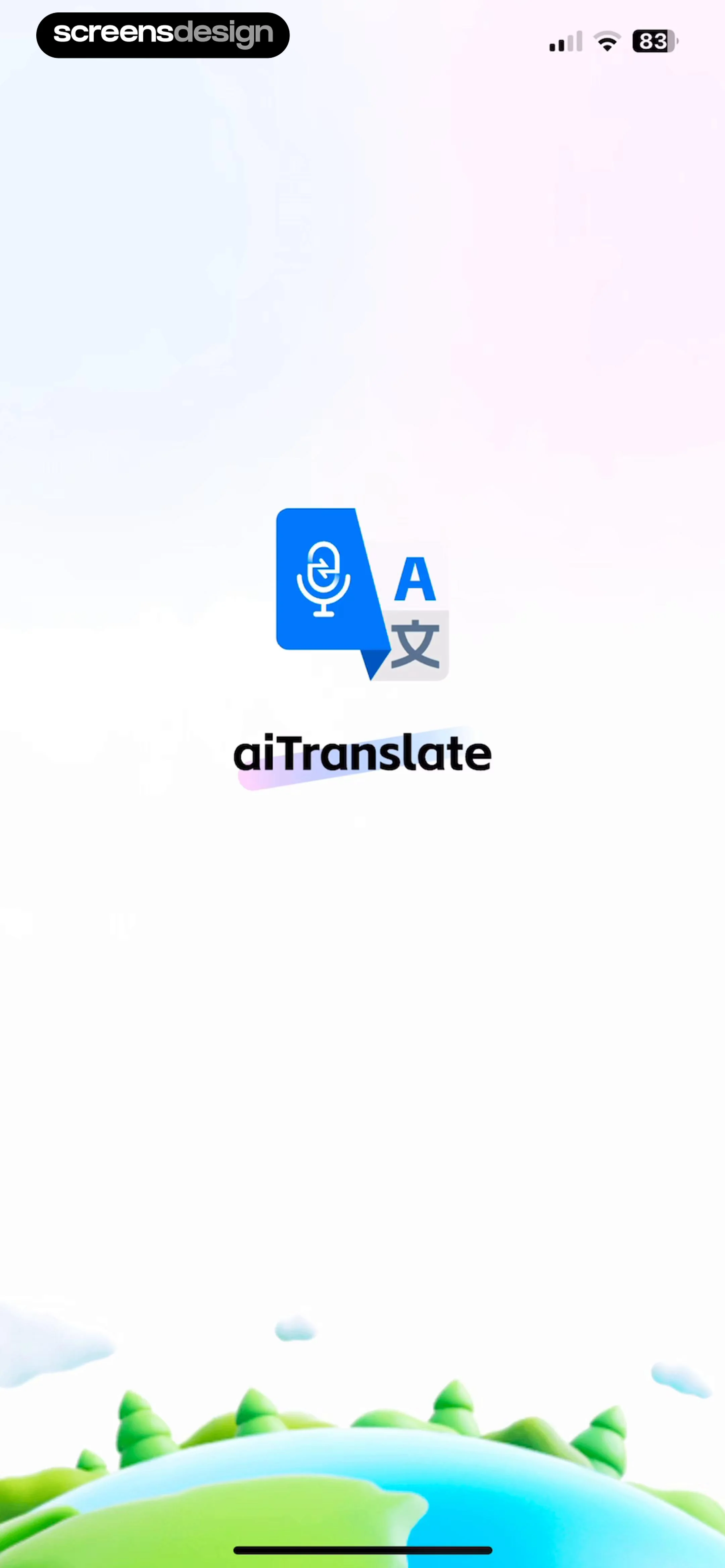 AiTranslate Voice Translator ScreensDesign
