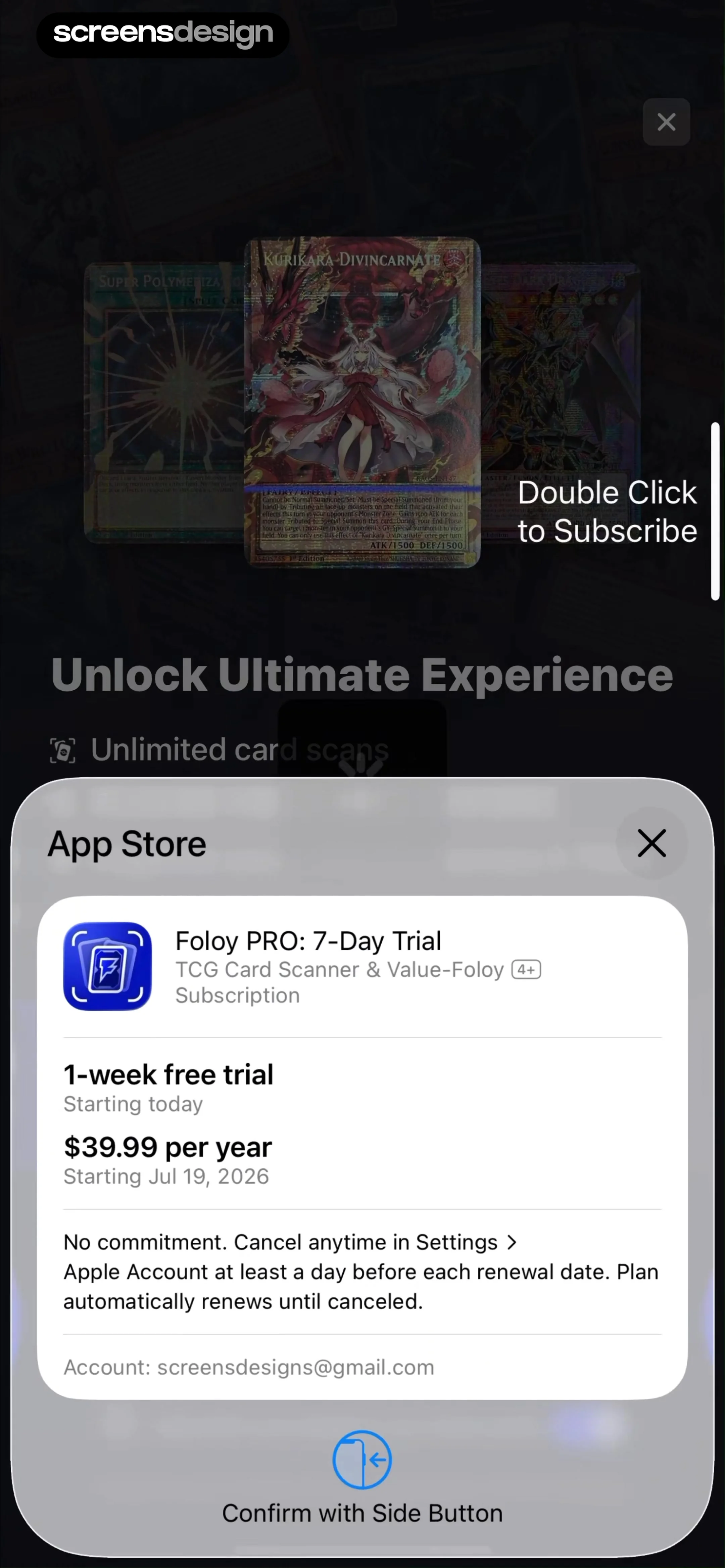 TCG Card Scanner & Value-Foloy screen 10