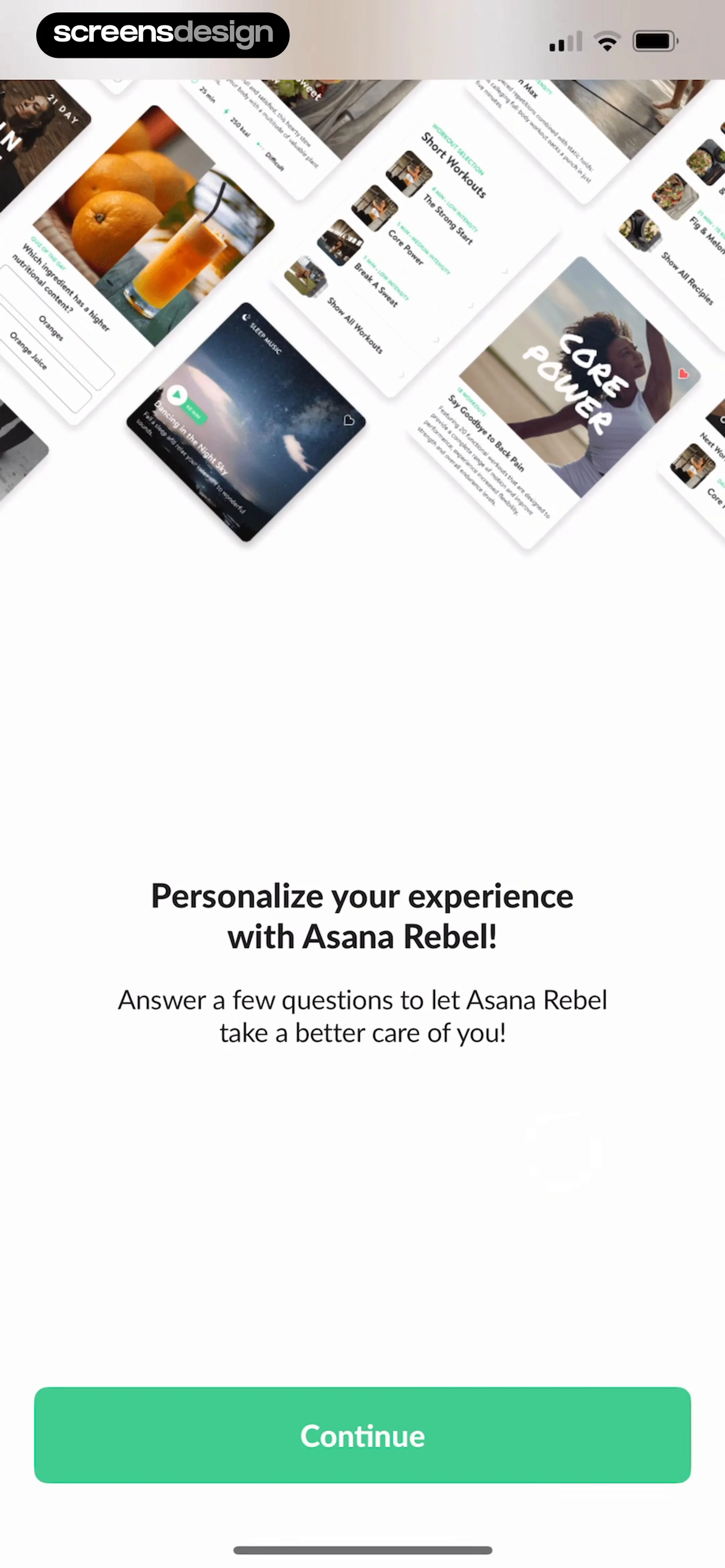 Asana Rebel: Get in Shape screen 3