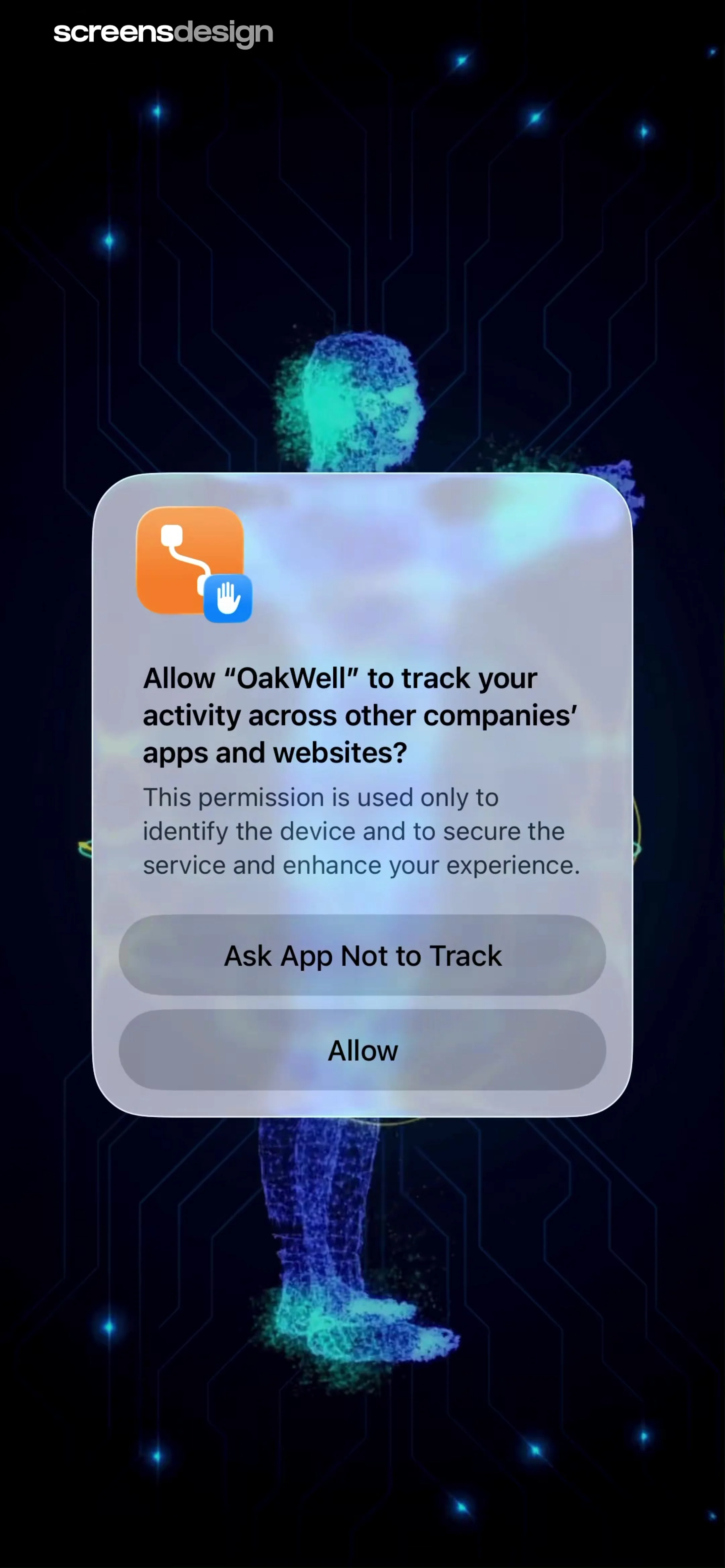 OakWell: Health Guard screen 2