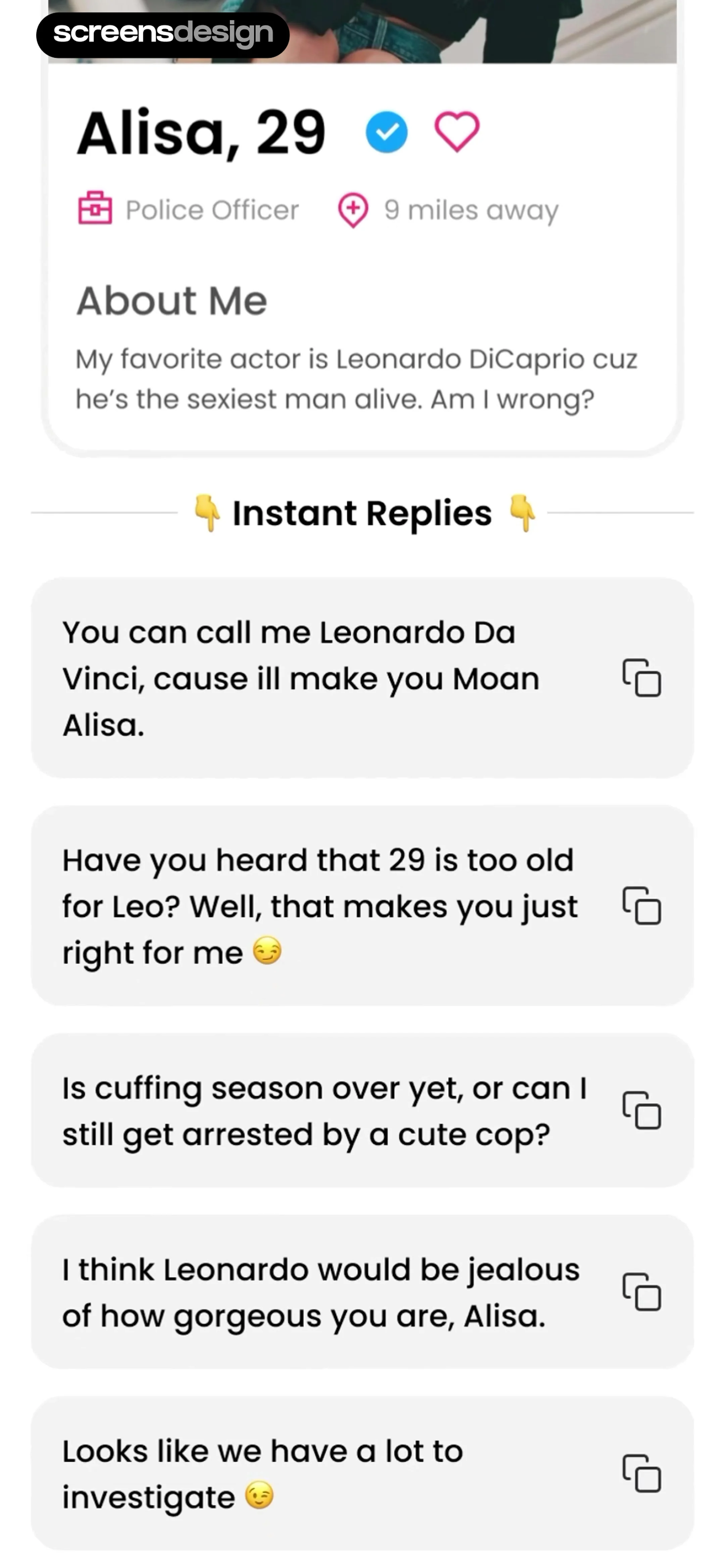 RIZZ screen 4