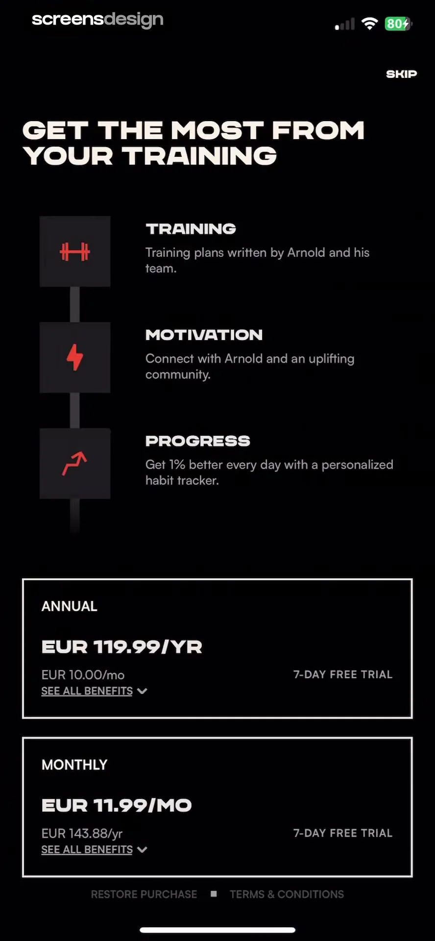 Pump Club: Fitness + Nutrition screen 12