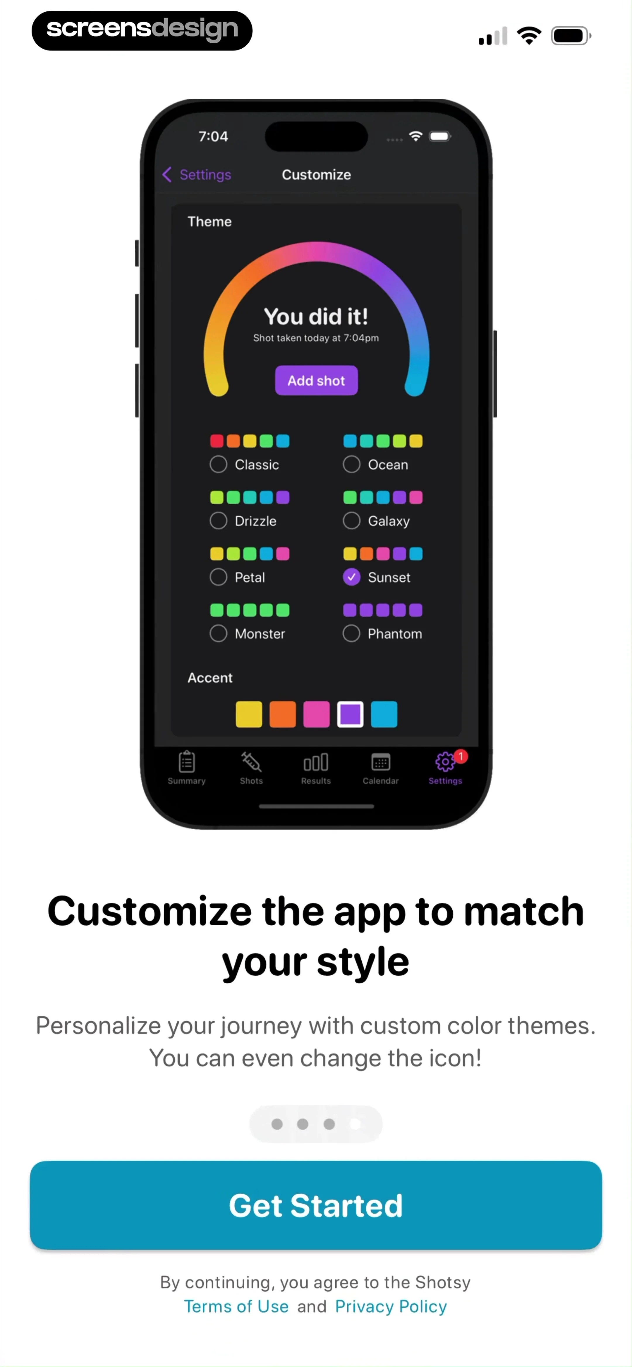 Shotsy GLP-1 Tracker screen 5