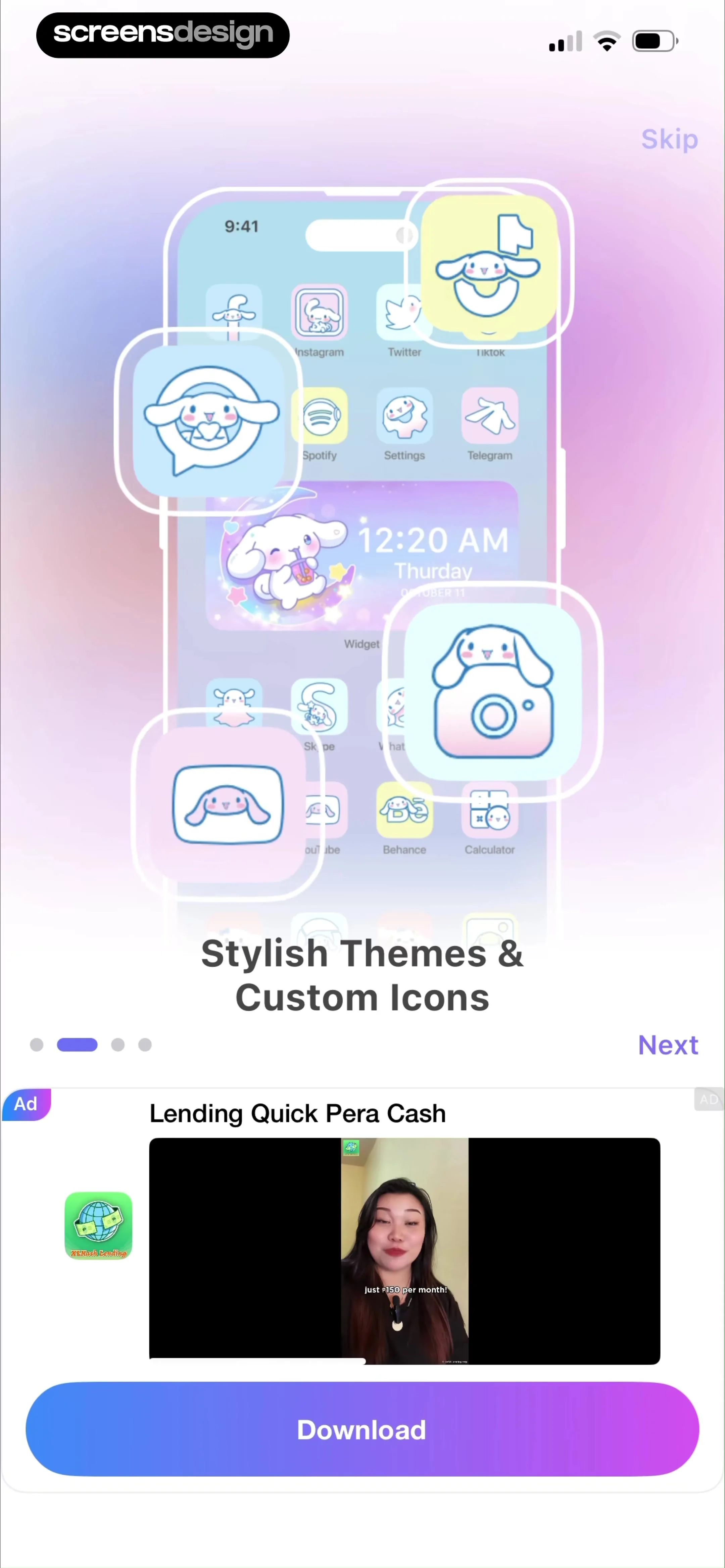 Themie: Wallpapers & Theme screen 6