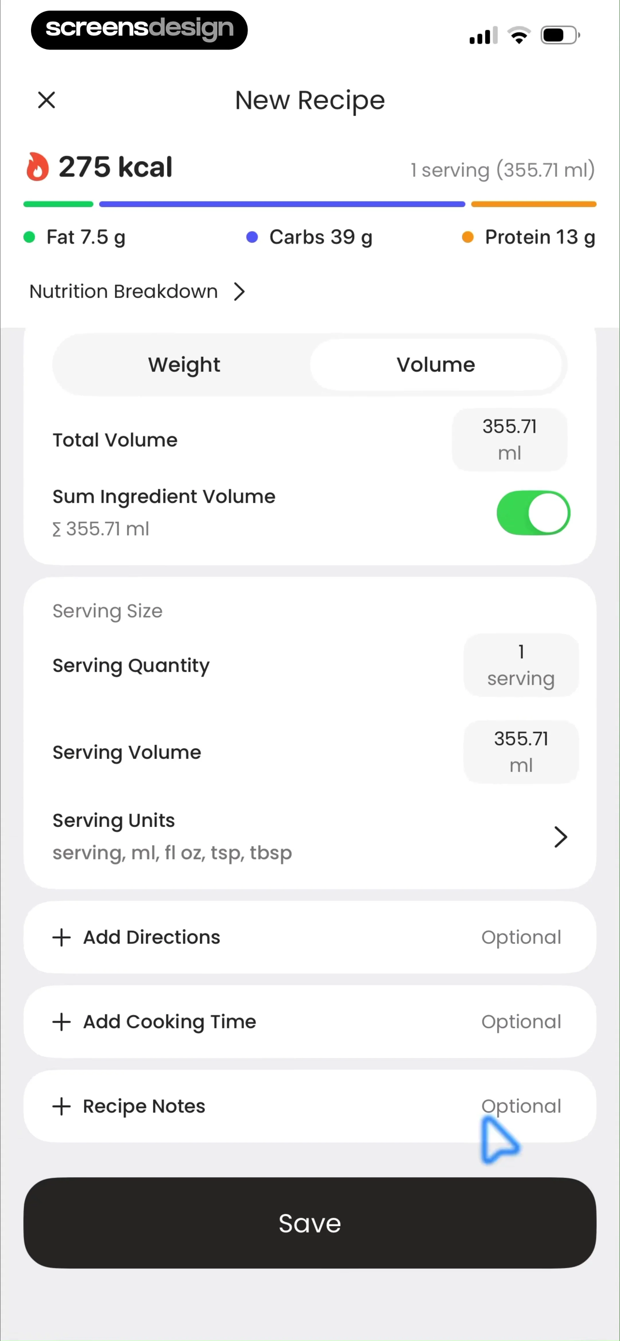 Calorie Counter by Numify screen 124