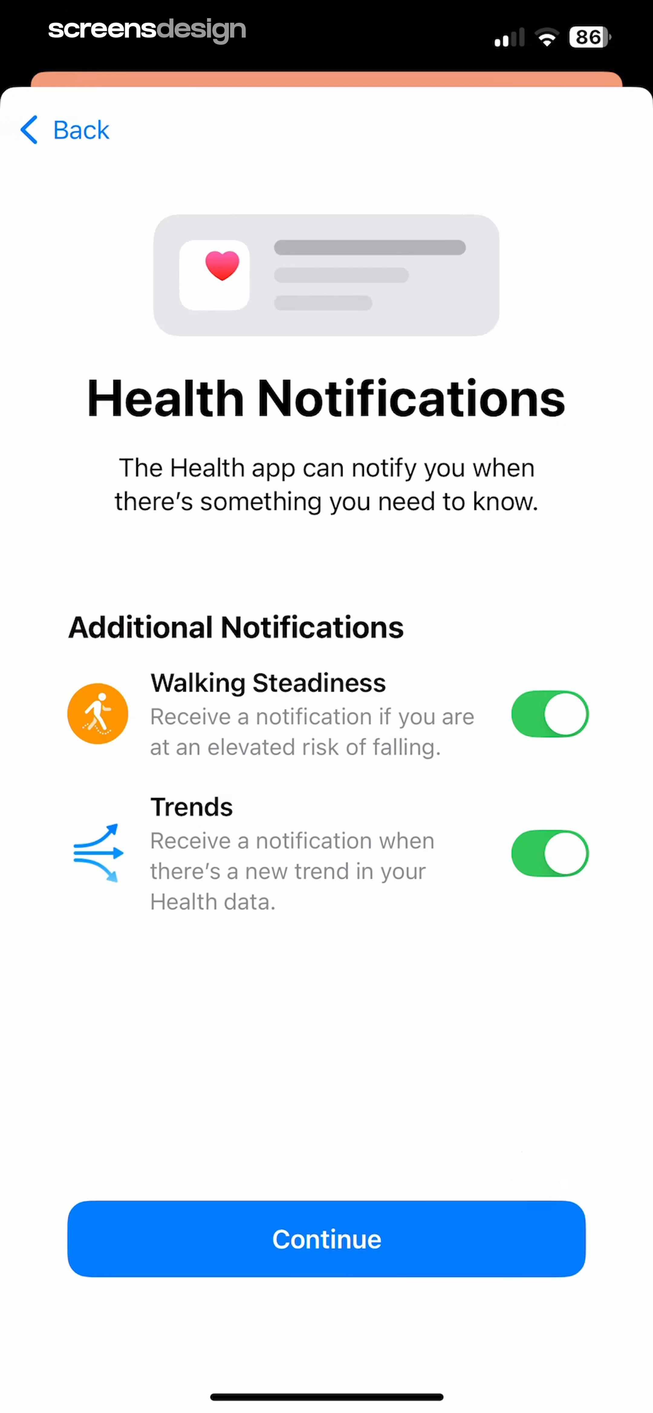 Apple Health screen 6