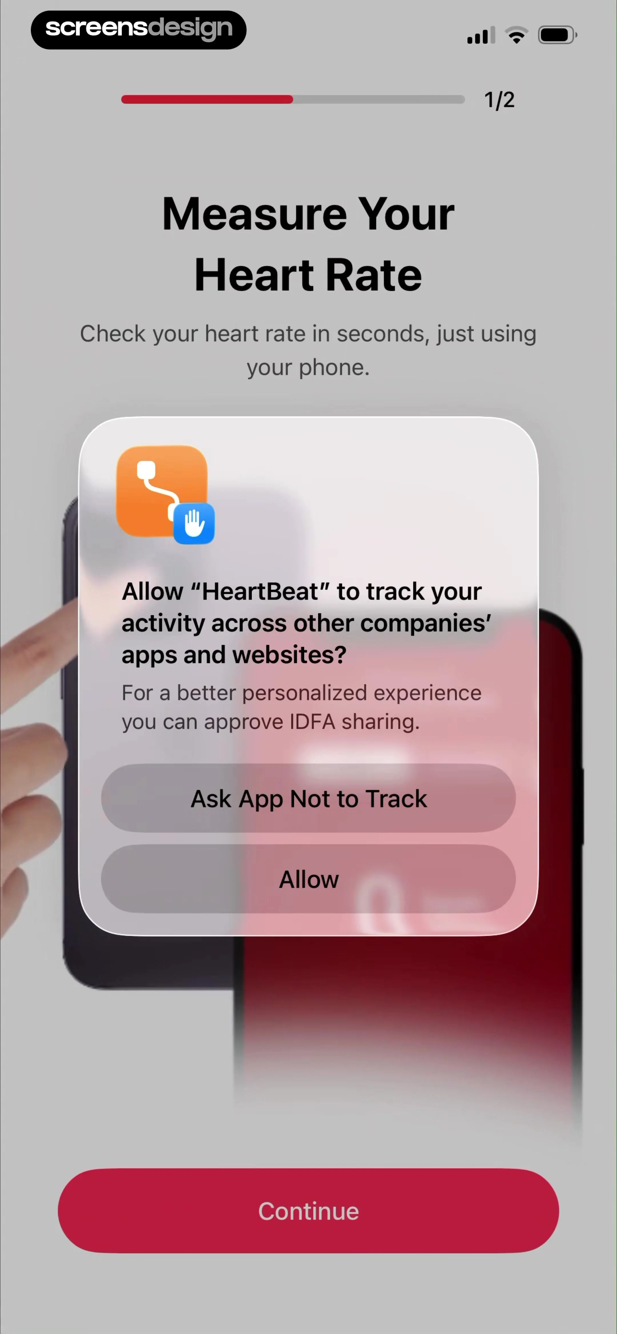 Heart Beat: Heart Rate Monitor screen 2