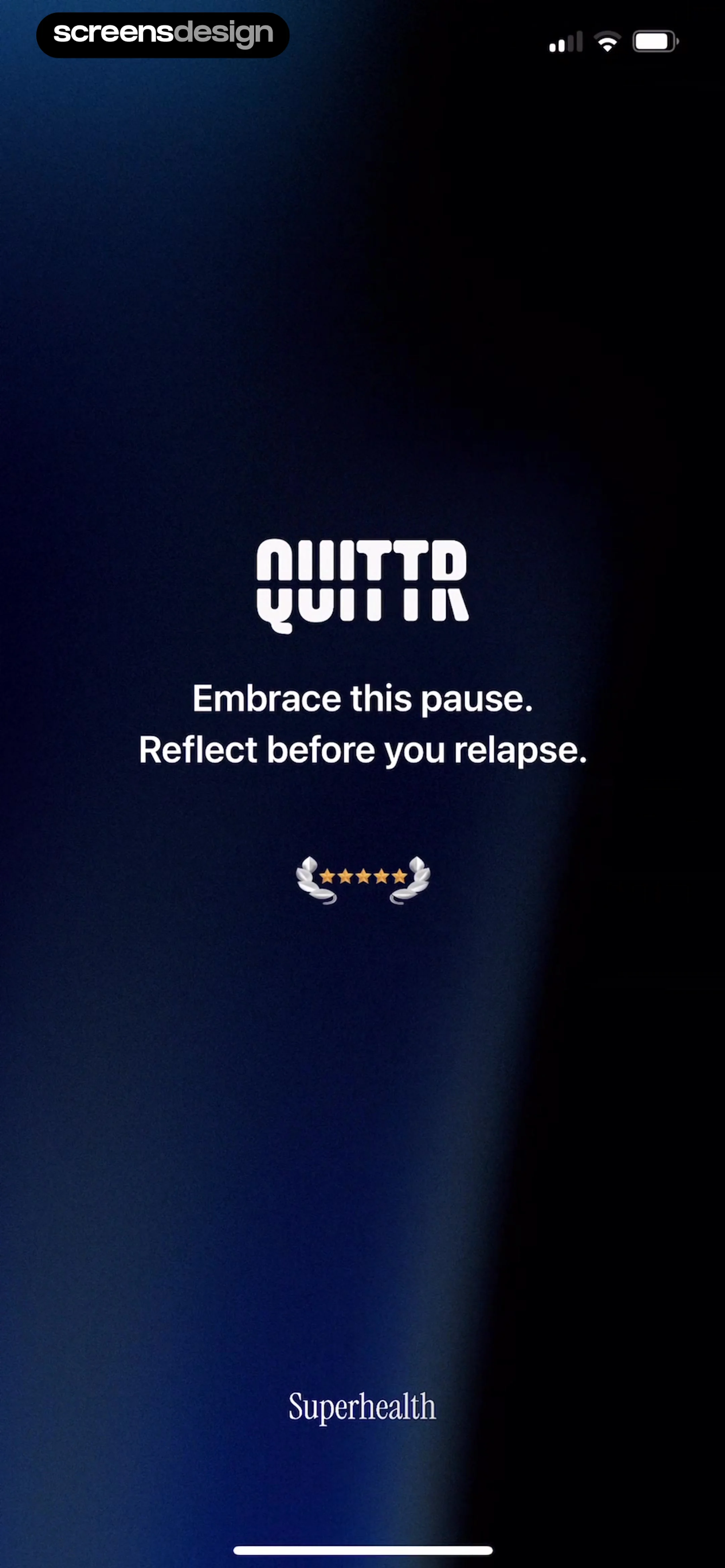 QUITTR - Break Free Now screen 1