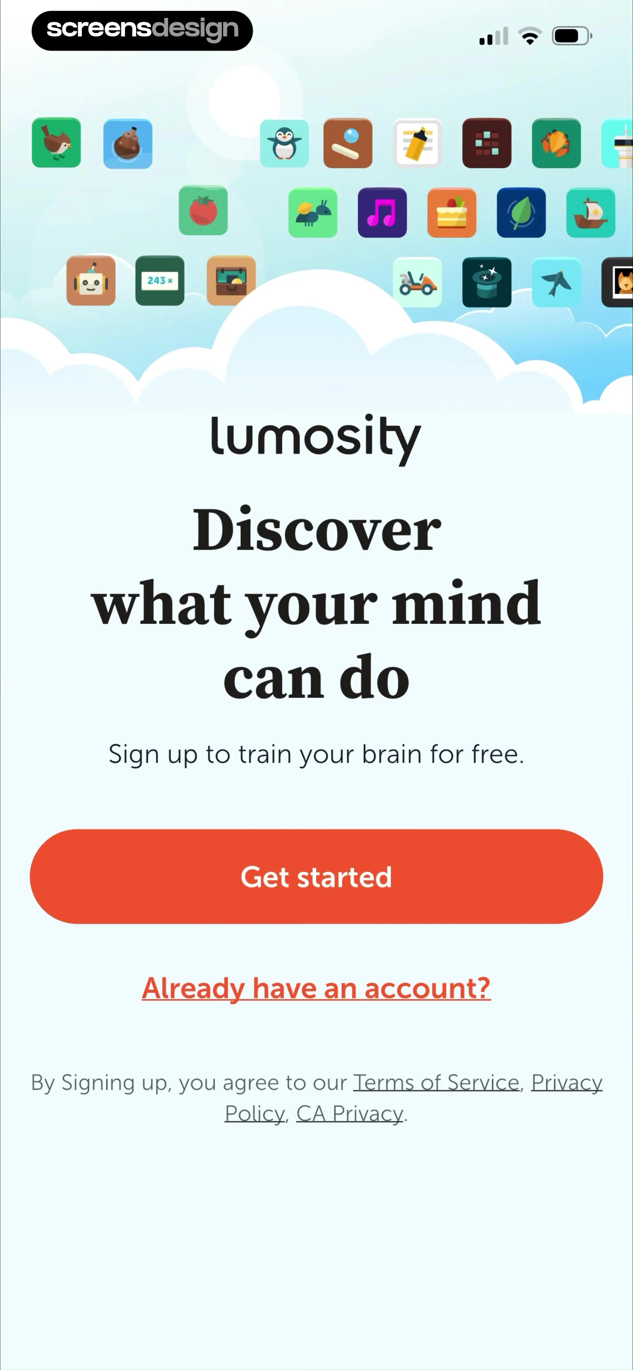 Lumosity: Brain Training Games screen 2
