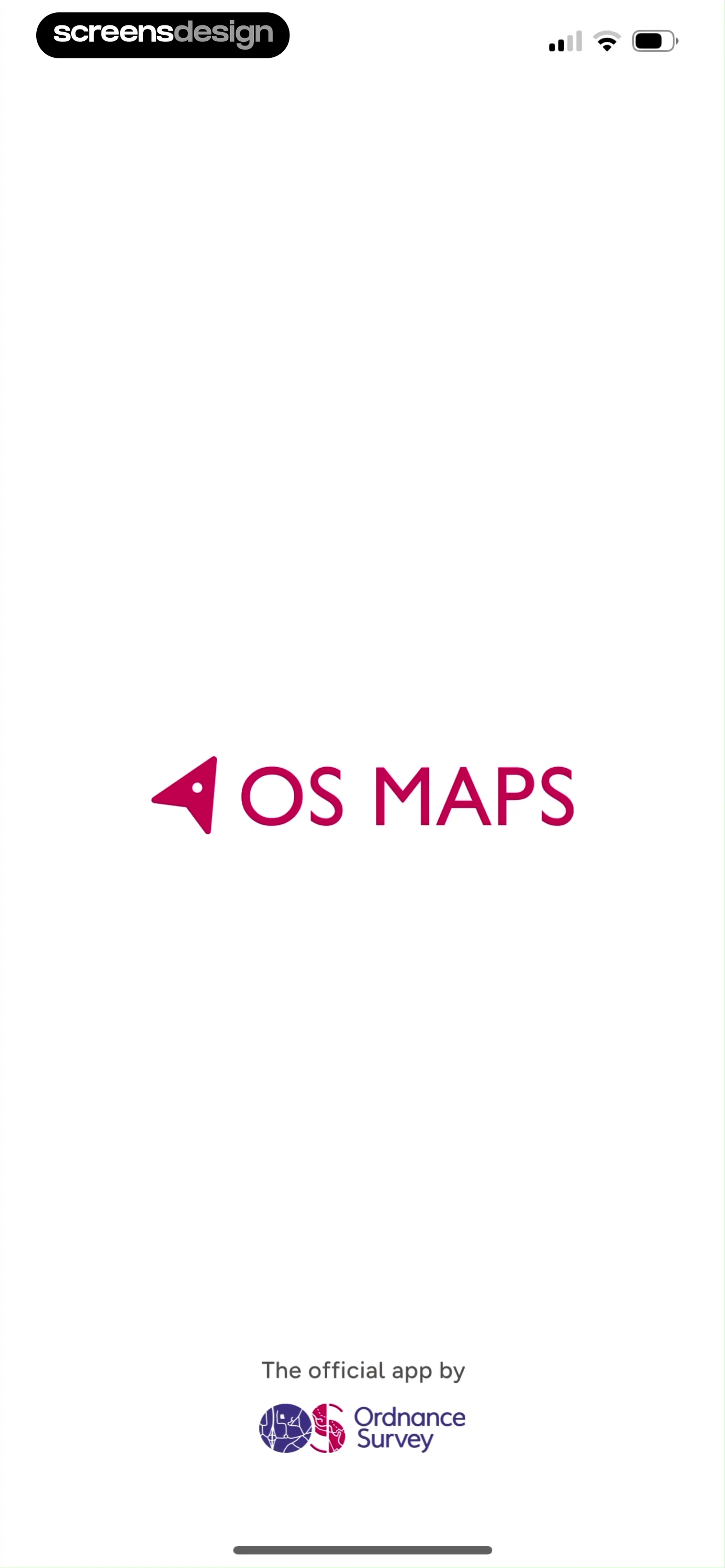 OS Maps: Walk, Hike, Run, Bike screen 1