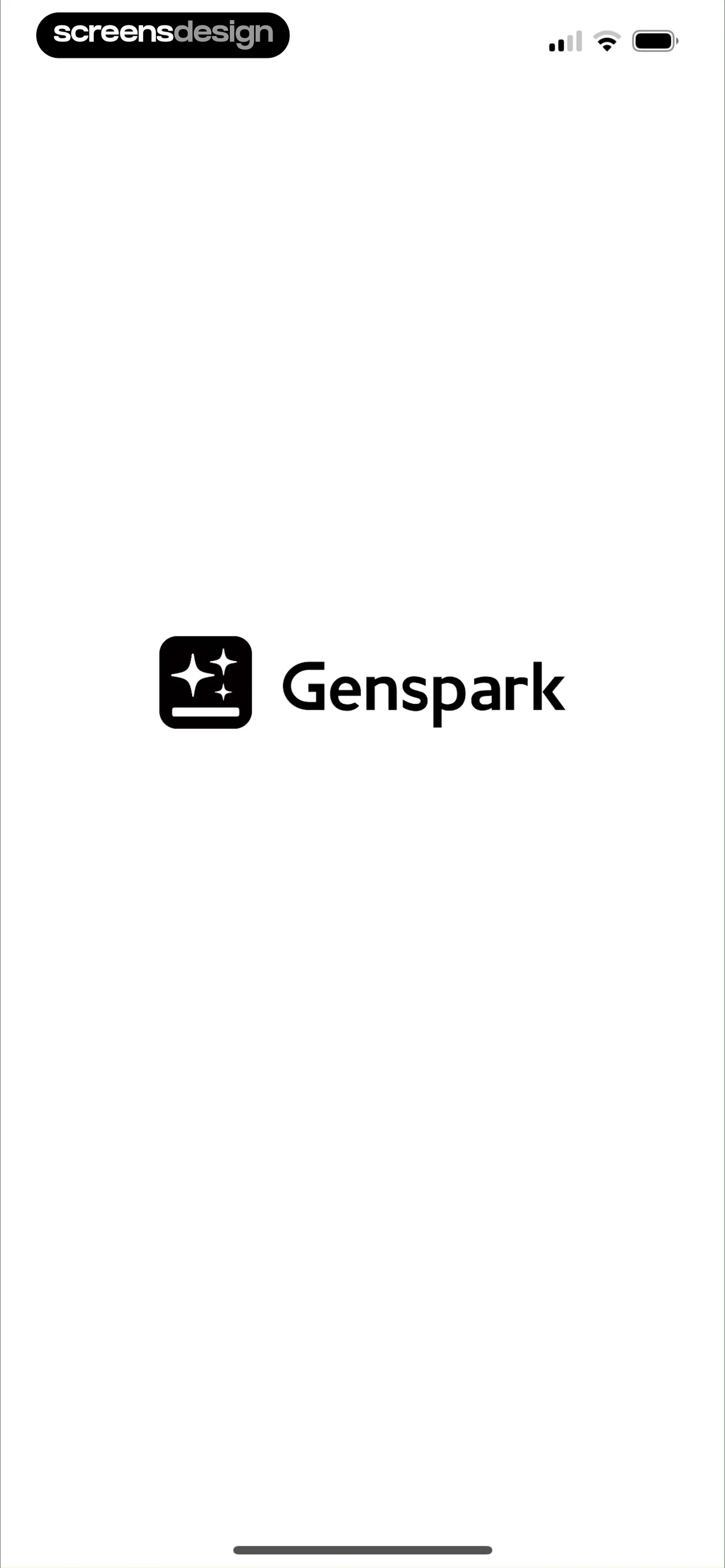 Genspark AI Workspace screen 1
