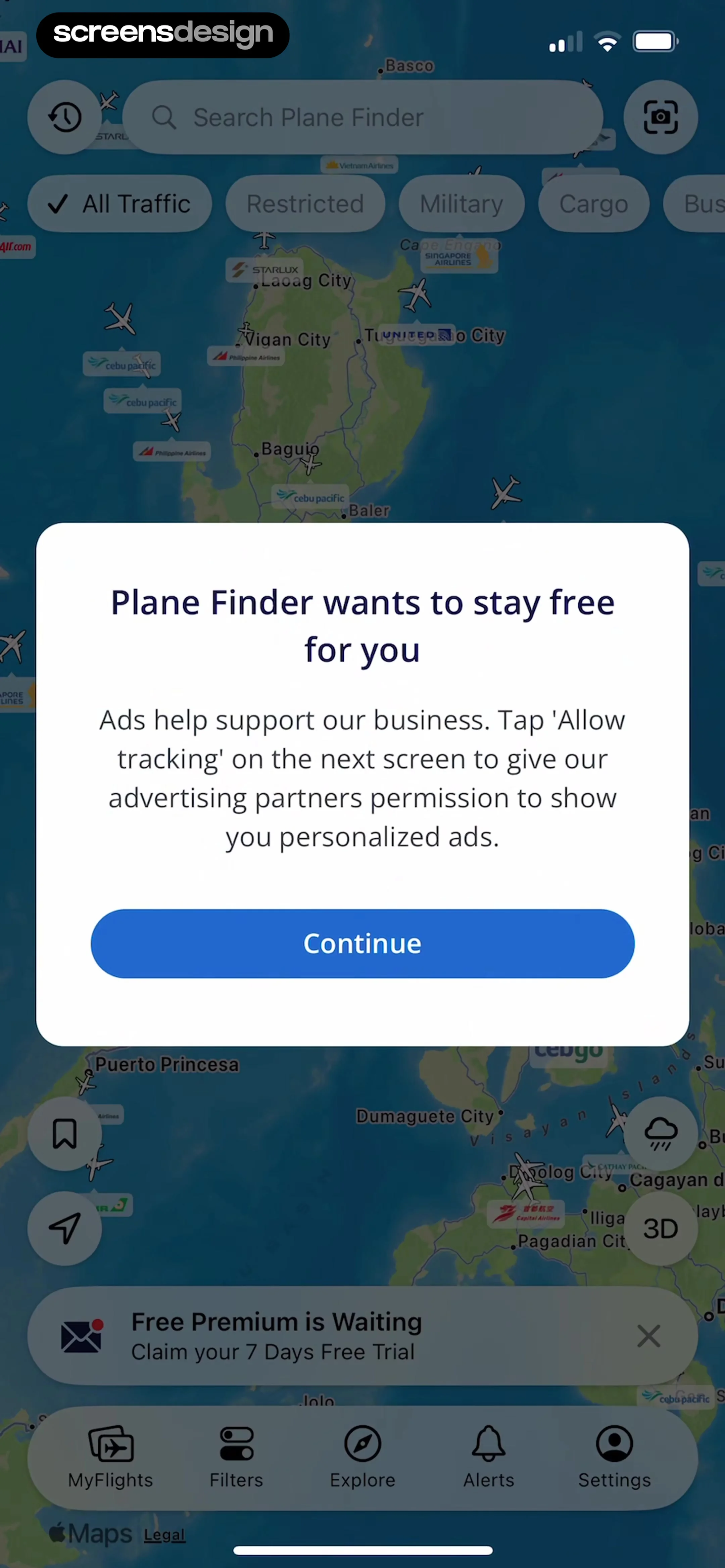 Plane Finder ⁃ Flight Tracker screen 8