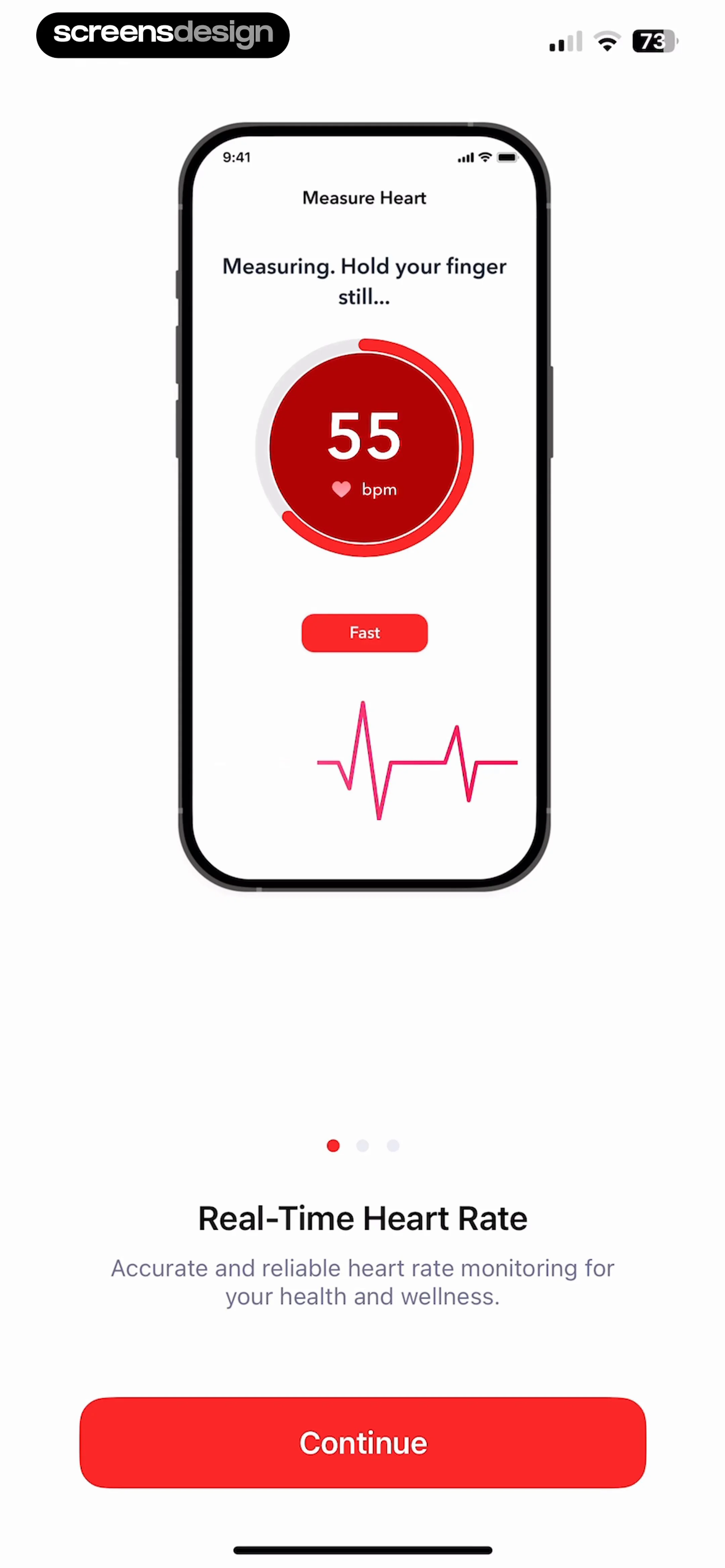 iCardio - Heart Rate Tracker screen 3
