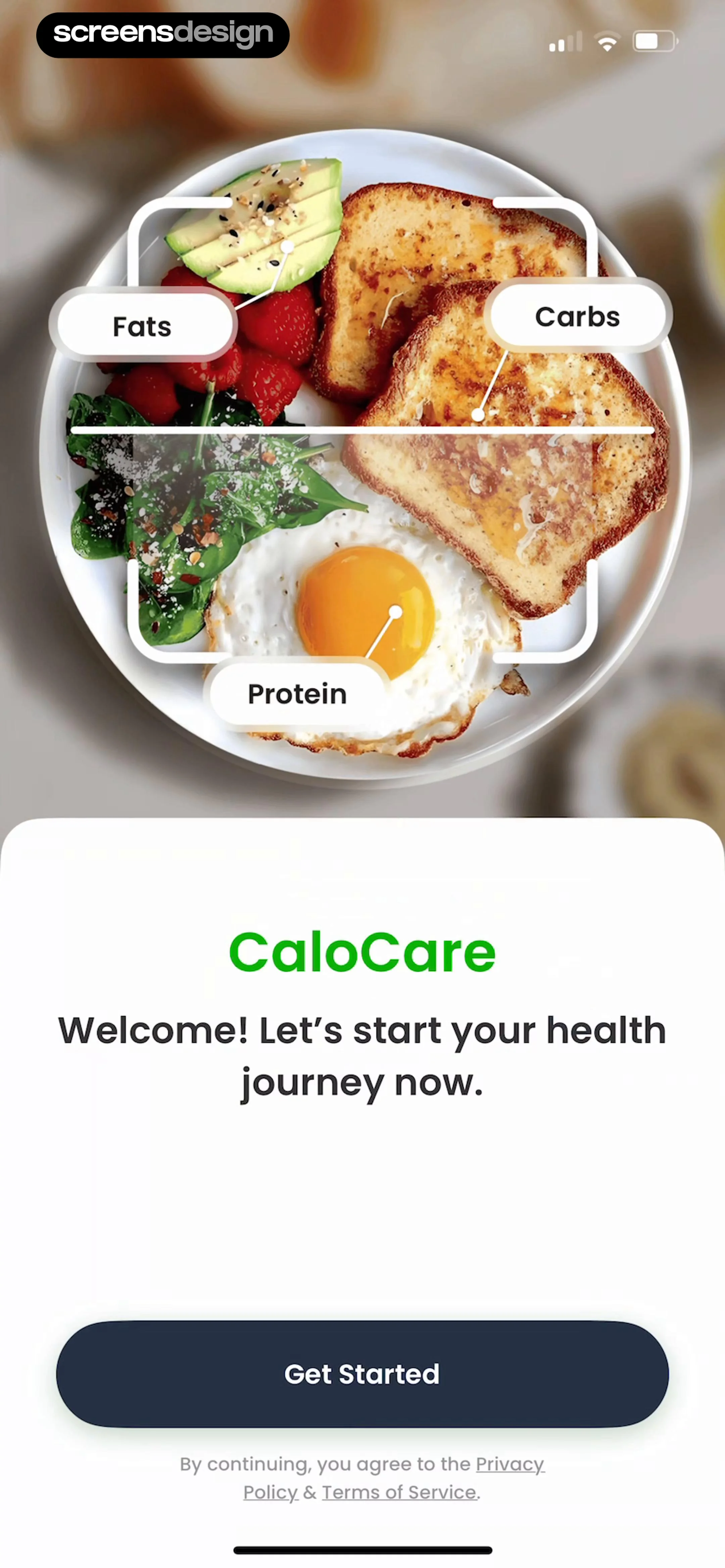 CaloCare: AI Calorie Counter screen 3