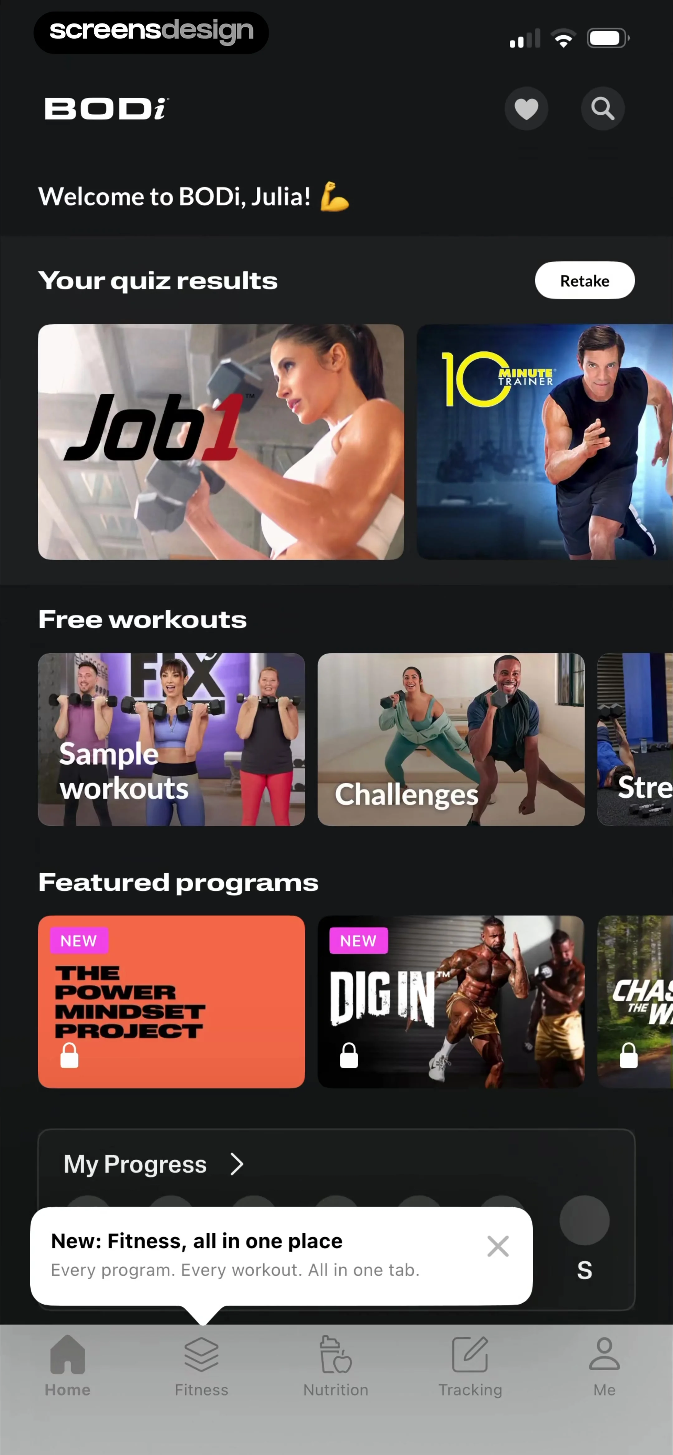 BODi Fitness: Home Workouts screen 13