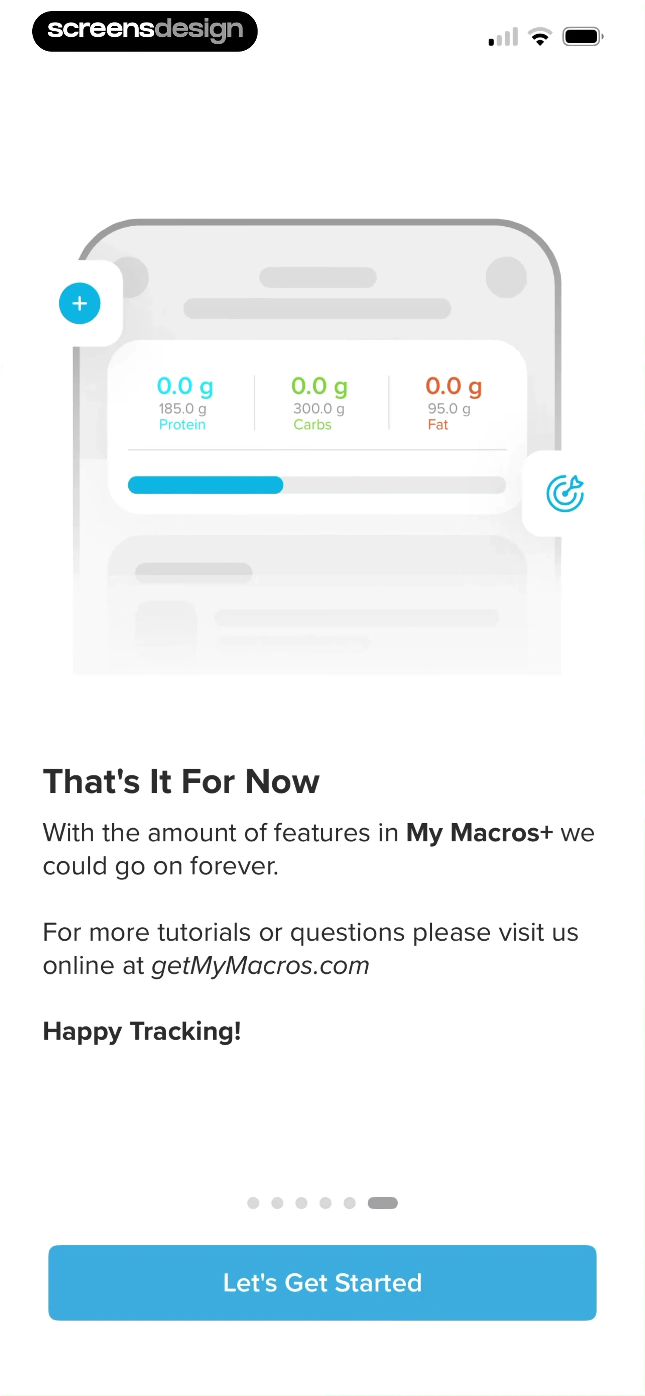 My Macros+ | Macro Tracker screen 6
