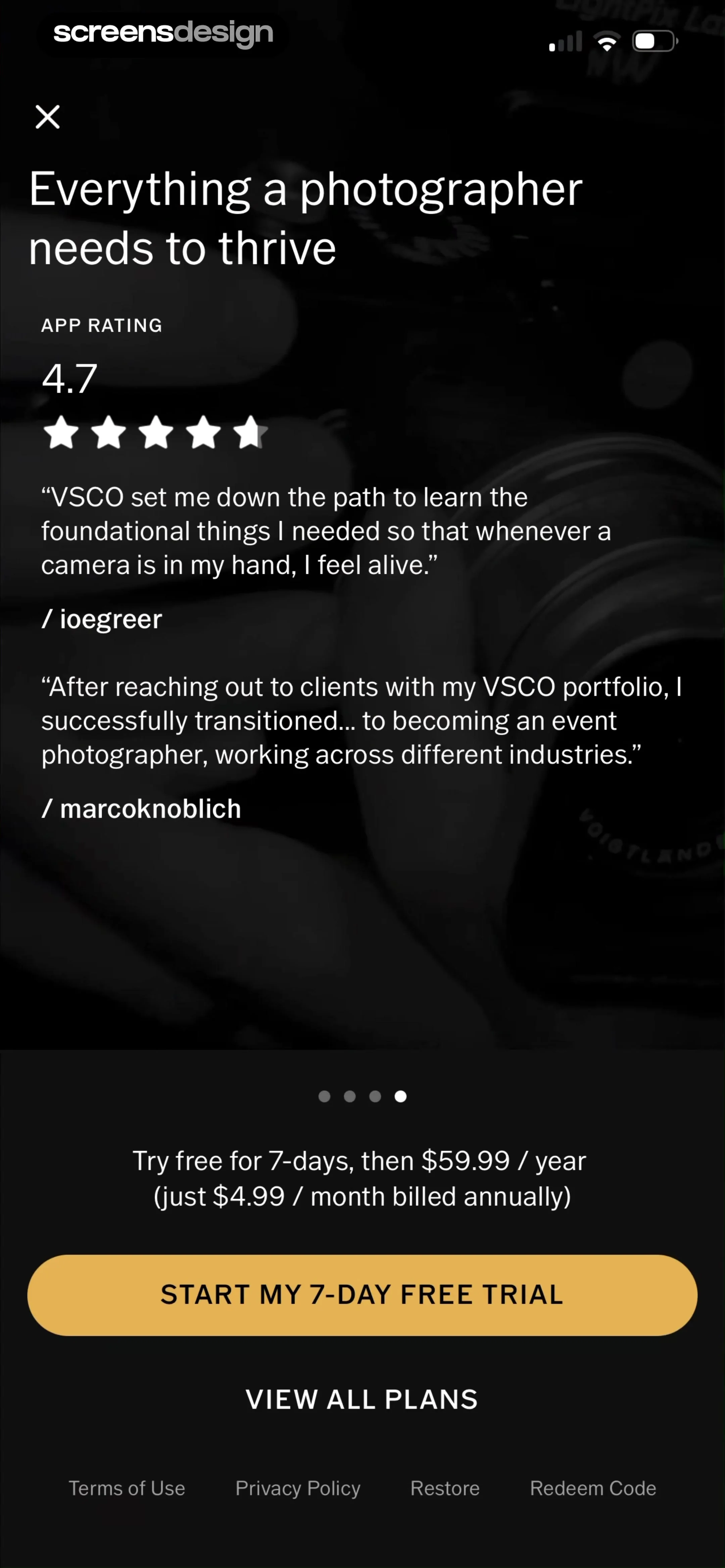 VSCO: Photo & Video Editor screen 9