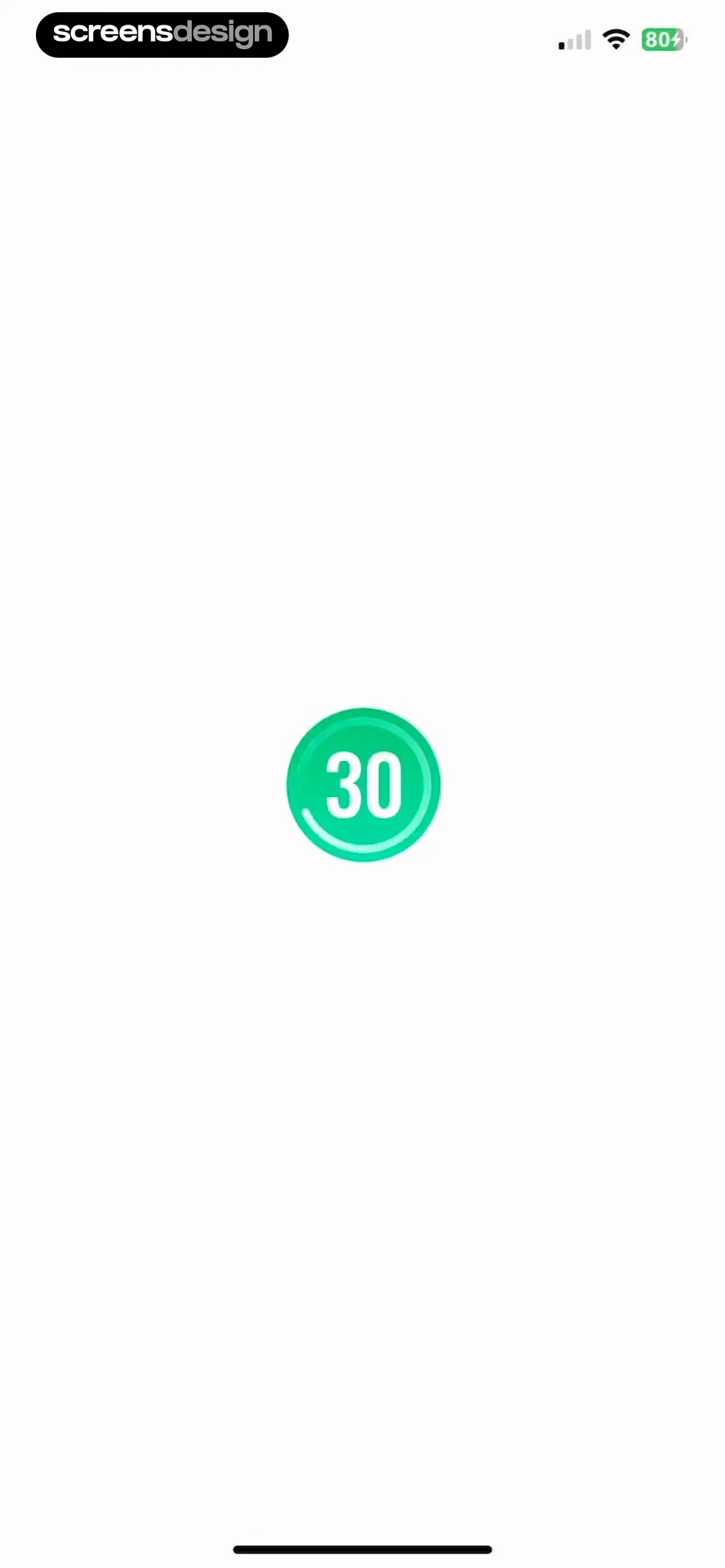 30 Day Fitness - Home Workout screen 1