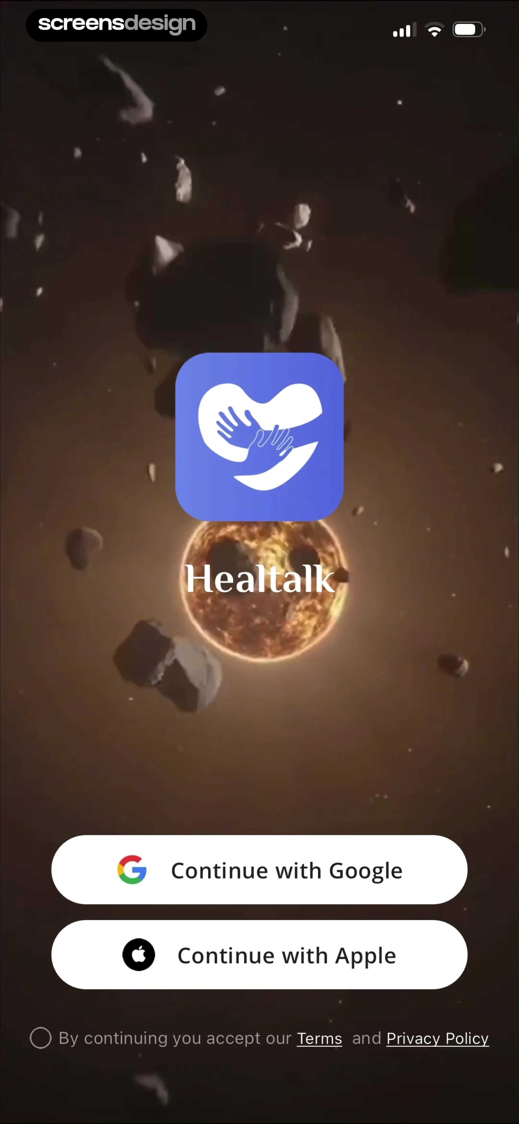 HealTalk - Text Reading screen 3