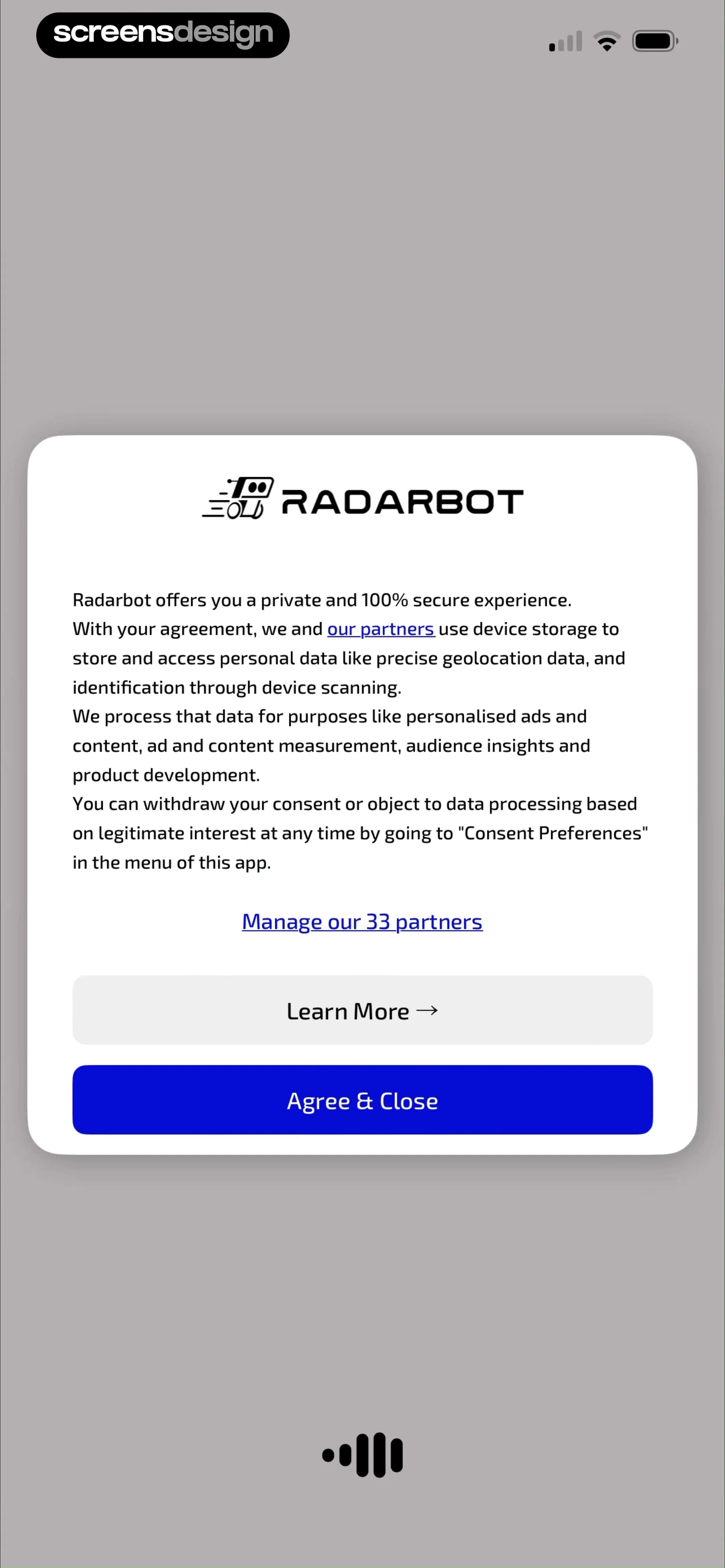 Radarbot: Speed Camera GPS App screen 3