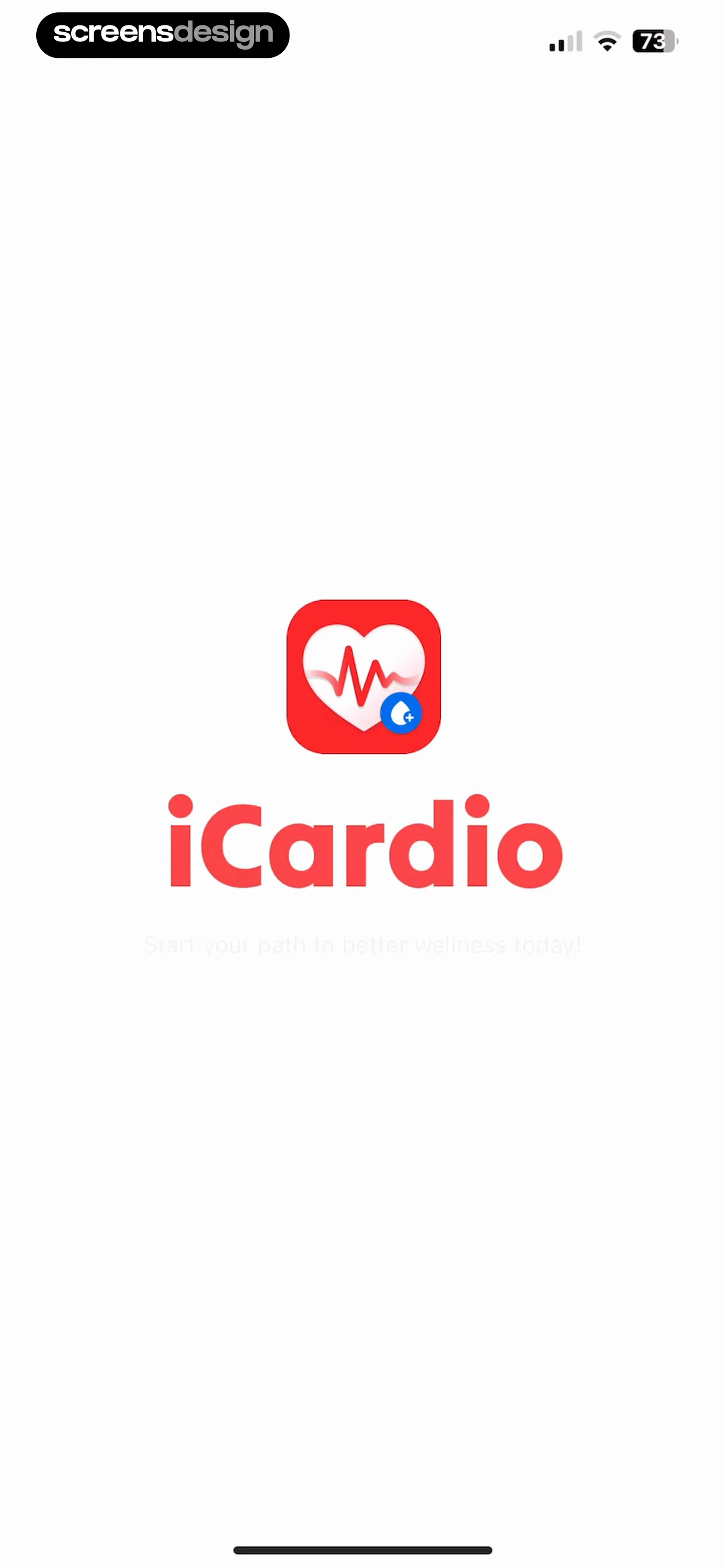 iCardio - Heart Rate Tracker screen 1