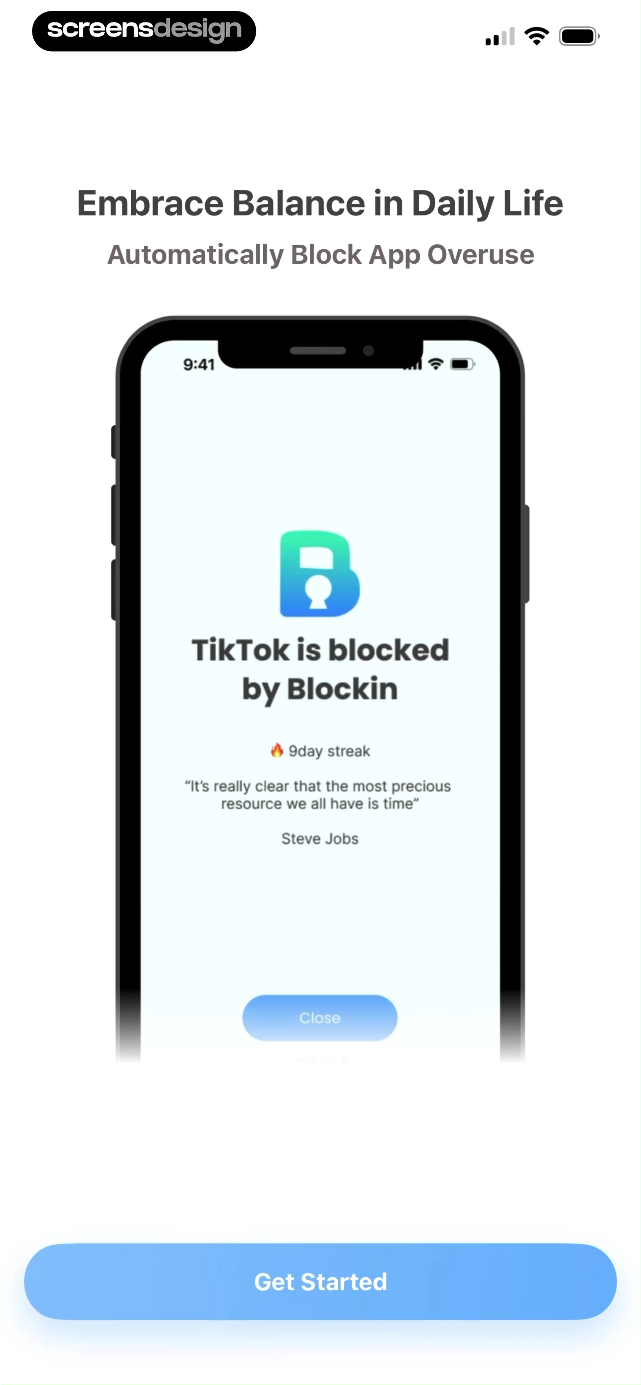 Blockin -Screen Time for Focus screen 3
