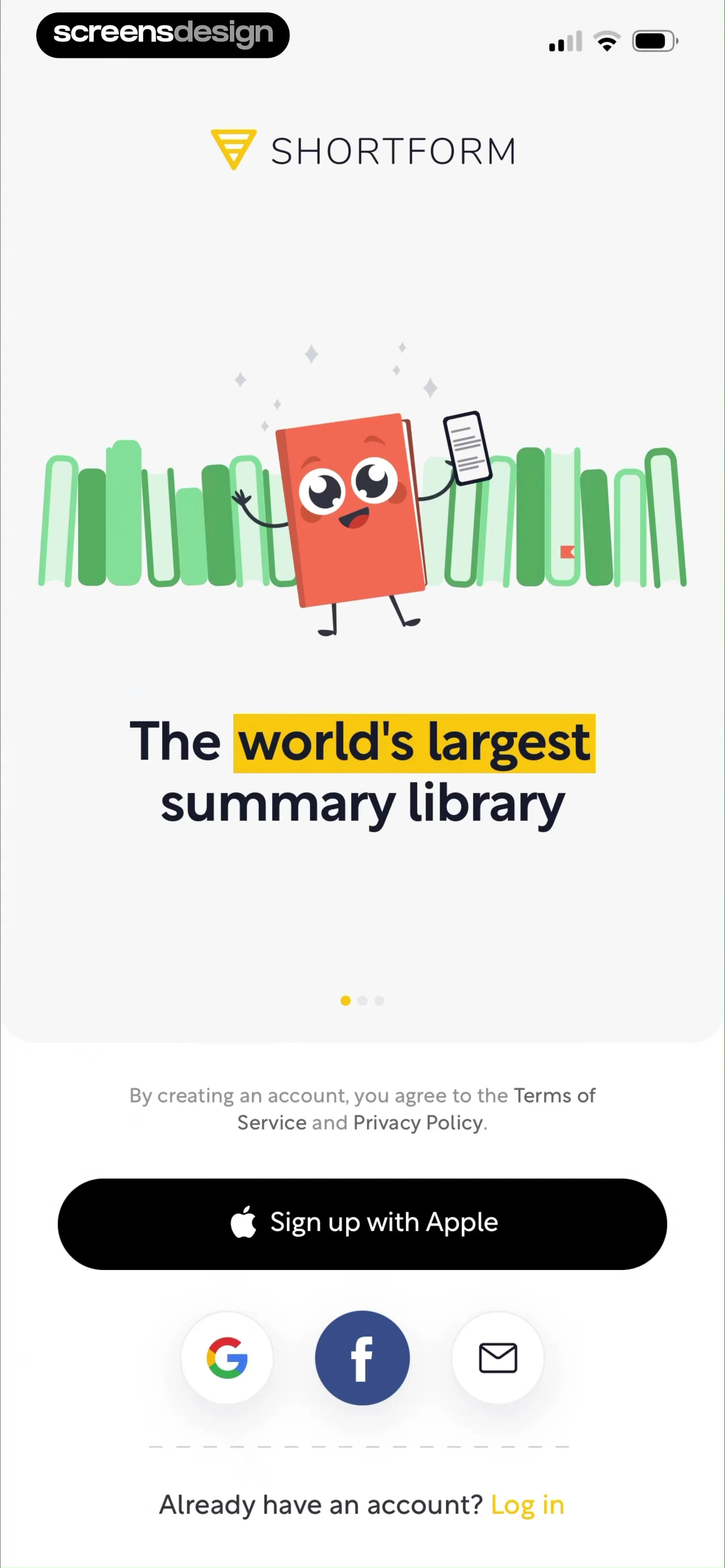 Shortform Daily Book Summaries screen 2