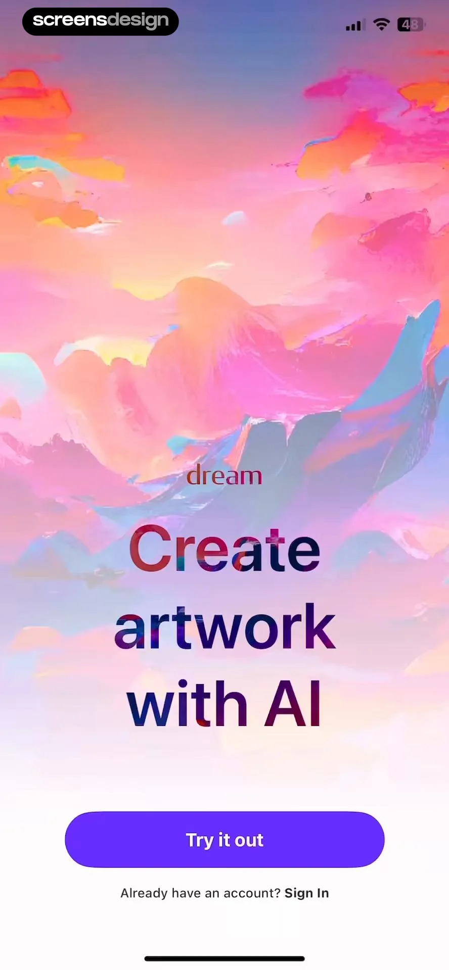 WOMBO Dream - AI Art Generator screen 2
