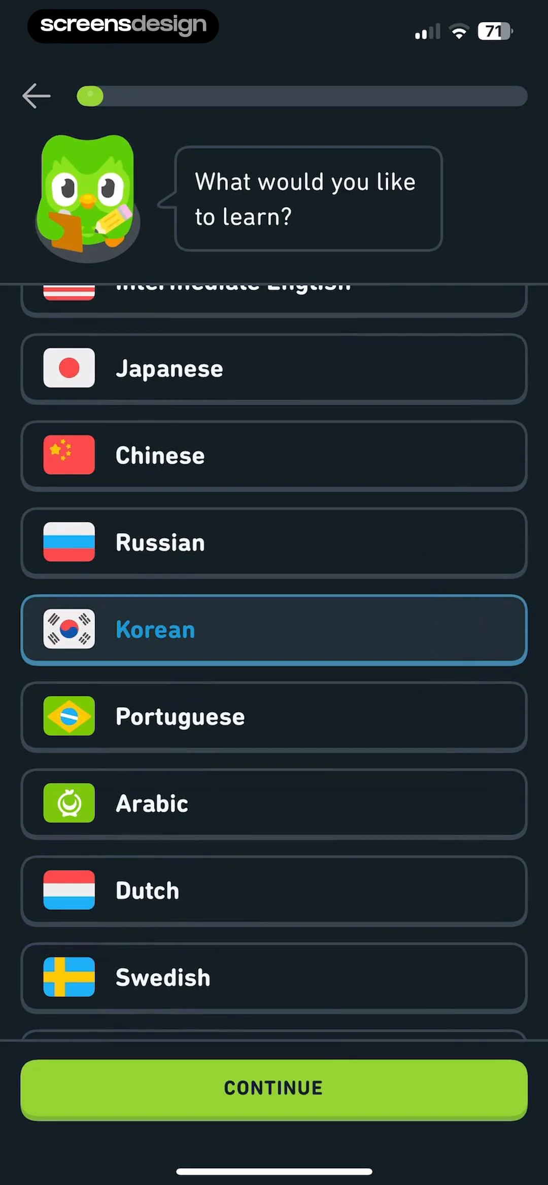 Duolingo: Language Lessons screen 5