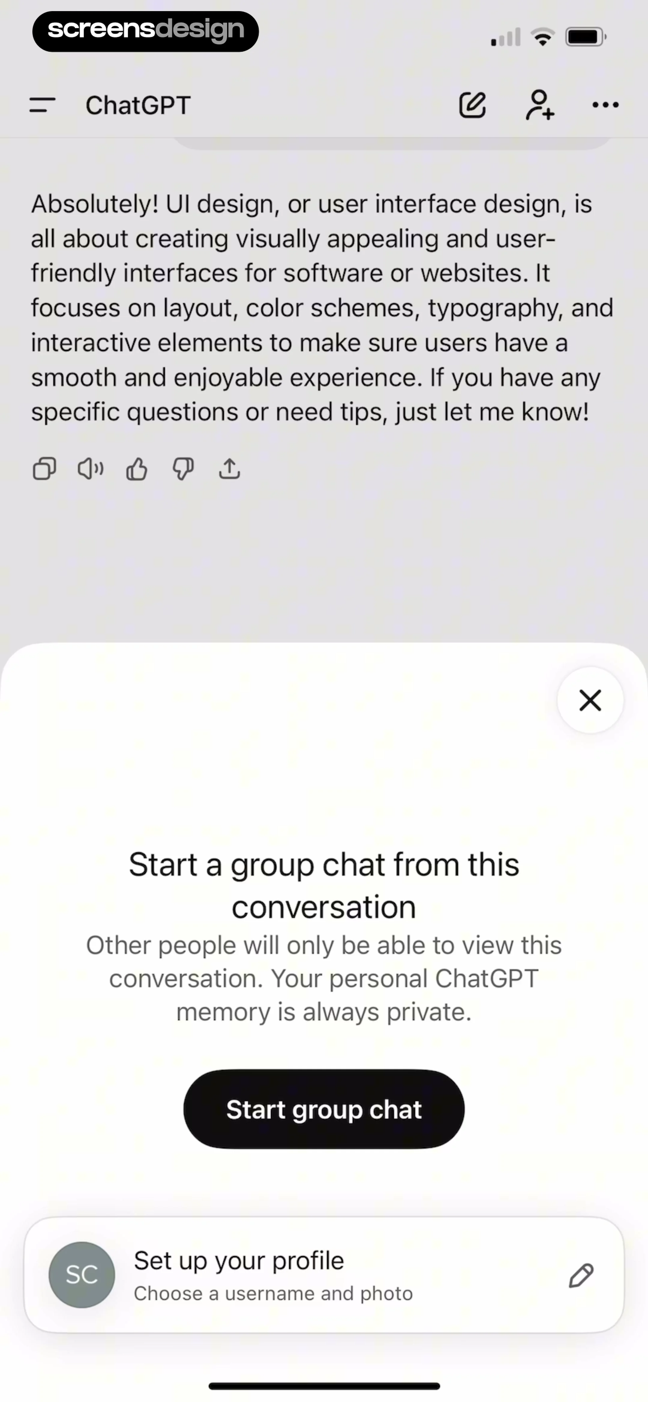 ChatGPT screen 41