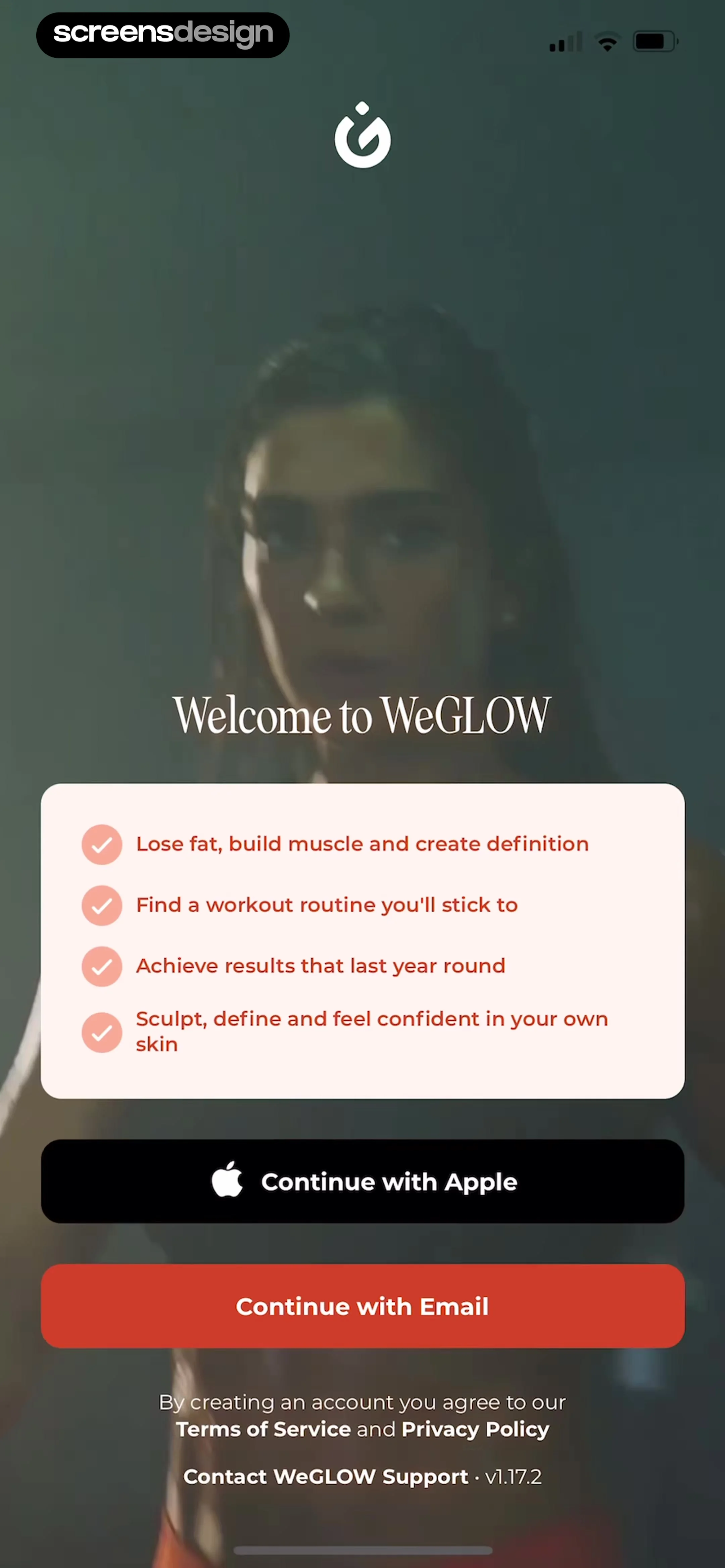 WeGLOW: Home Workout for Women screen 2