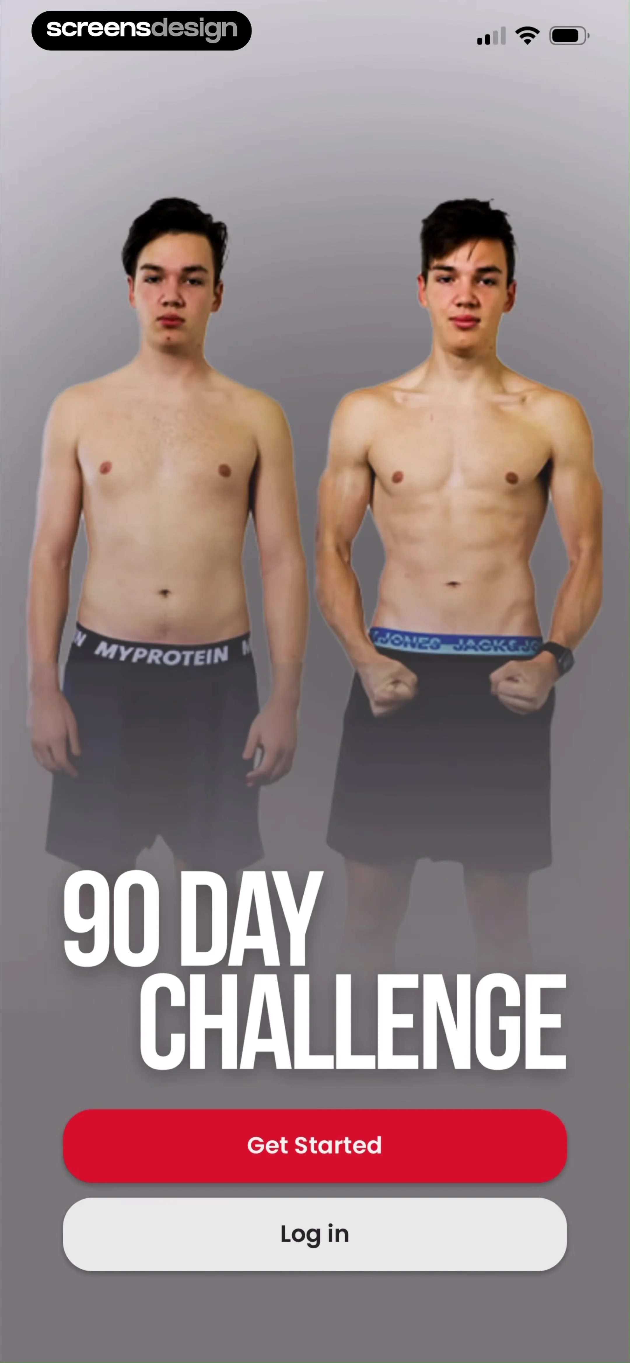 90 Day Challenge screen 4