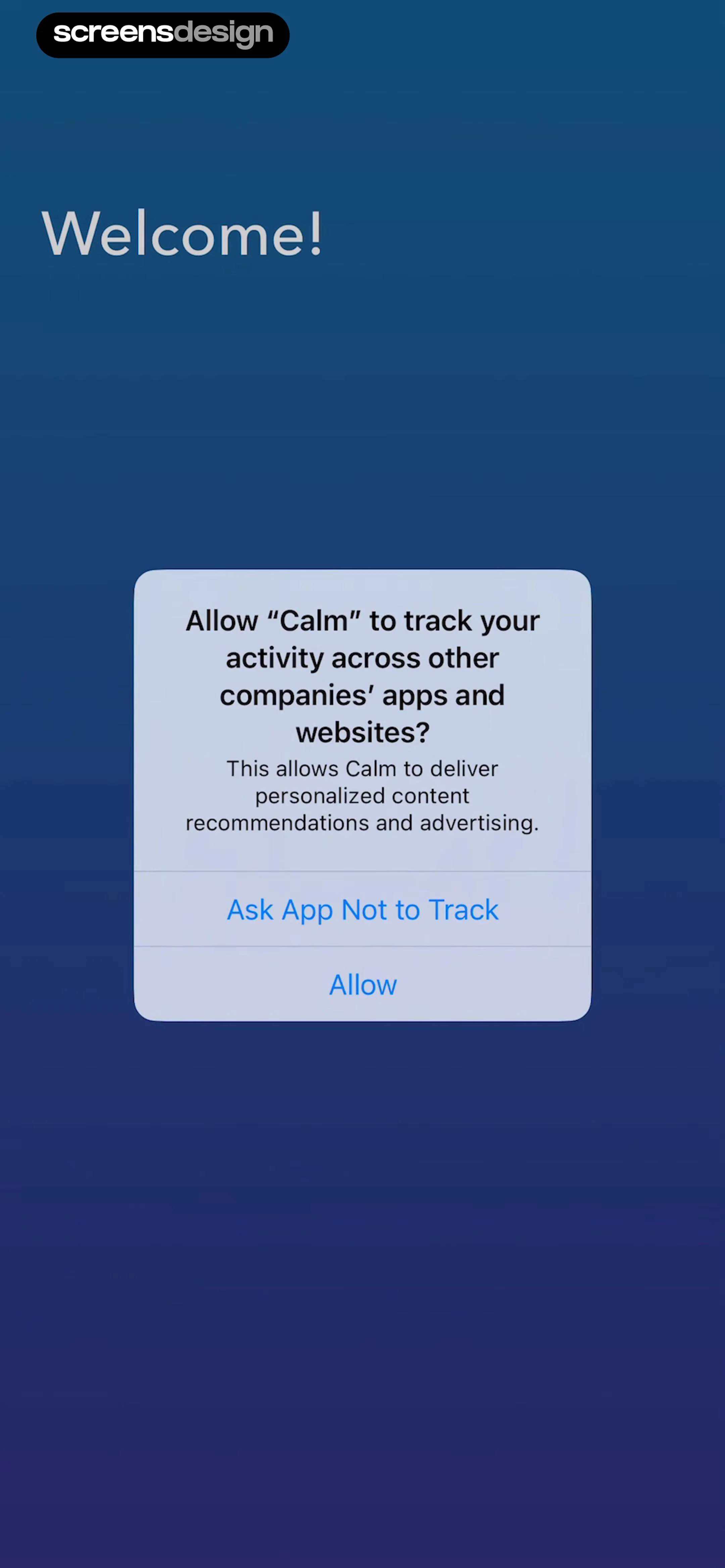 Calm screen 3